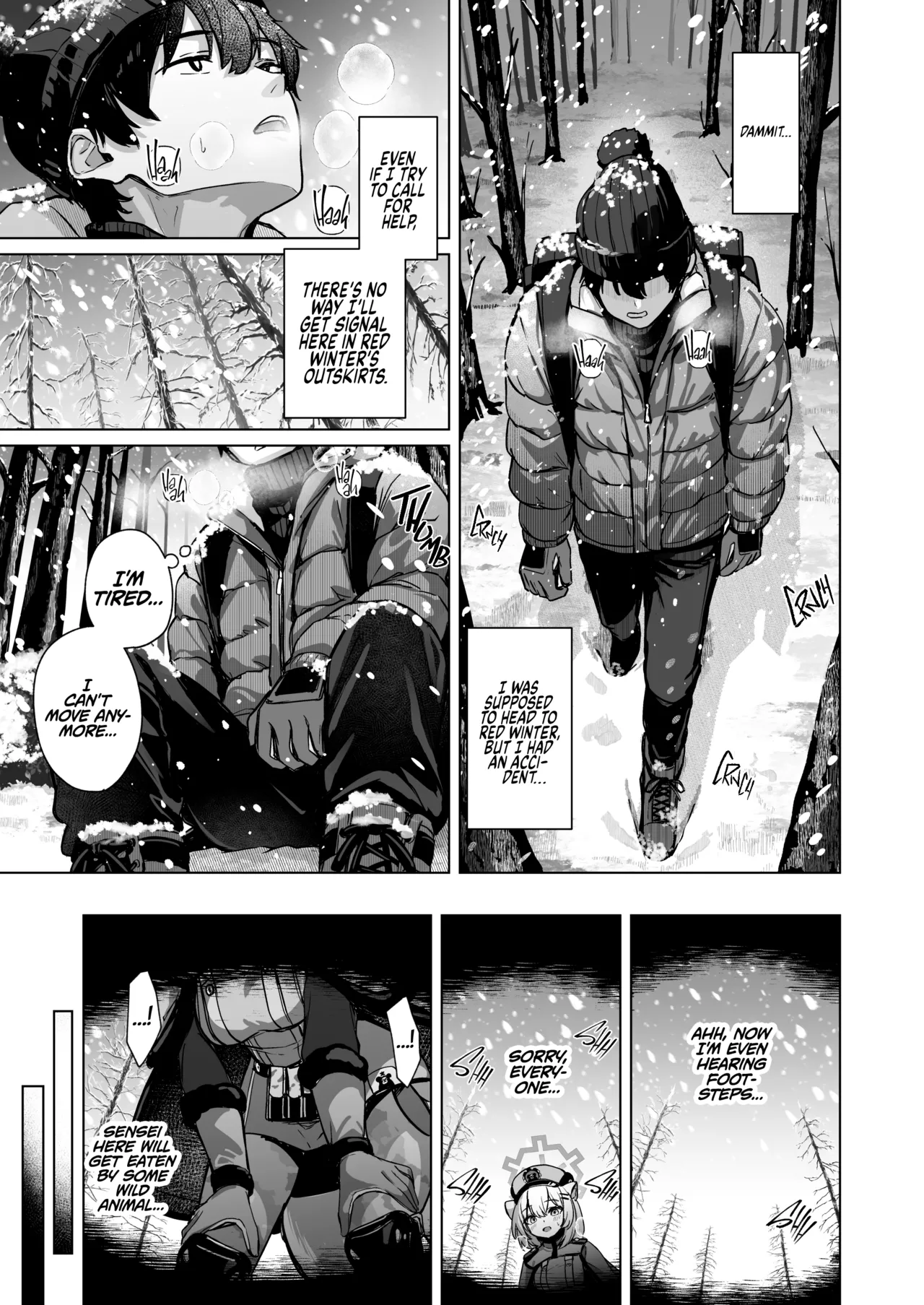 [BINZOKO (Shinomi)] Shigure wa Yuki o Torakashite | The Autumn Rain Melts The Snow (Blue Archive) [English] [Douzo Lad Translations + The White Line] [Digital] [Decensored] 画像番号 2