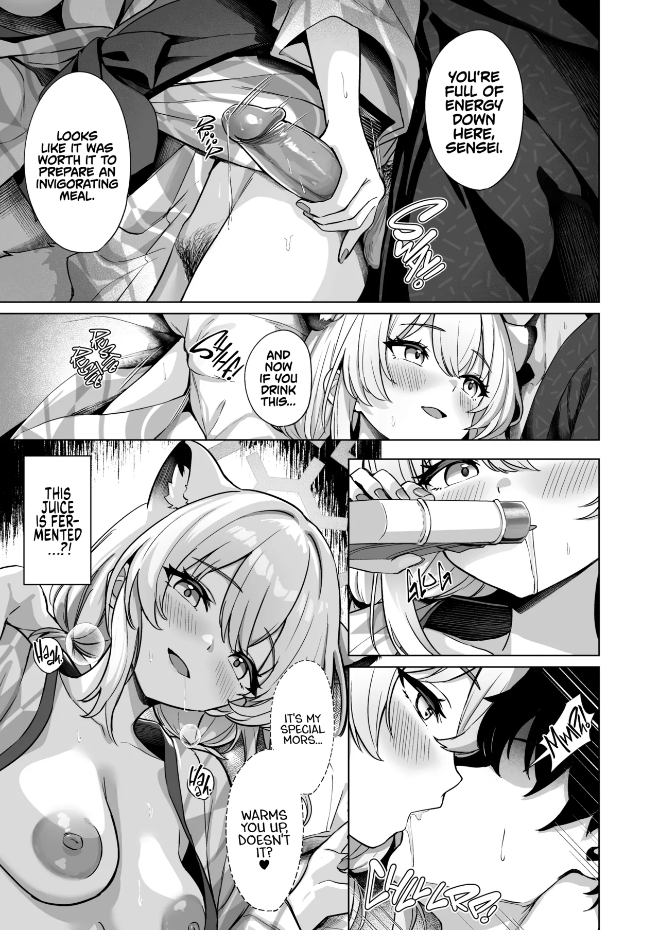 [BINZOKO (Shinomi)] Shigure wa Yuki o Torakashite | The Autumn Rain Melts The Snow (Blue Archive) [English] [Douzo Lad Translations + The White Line] [Digital] [Decensored] 画像番号 16