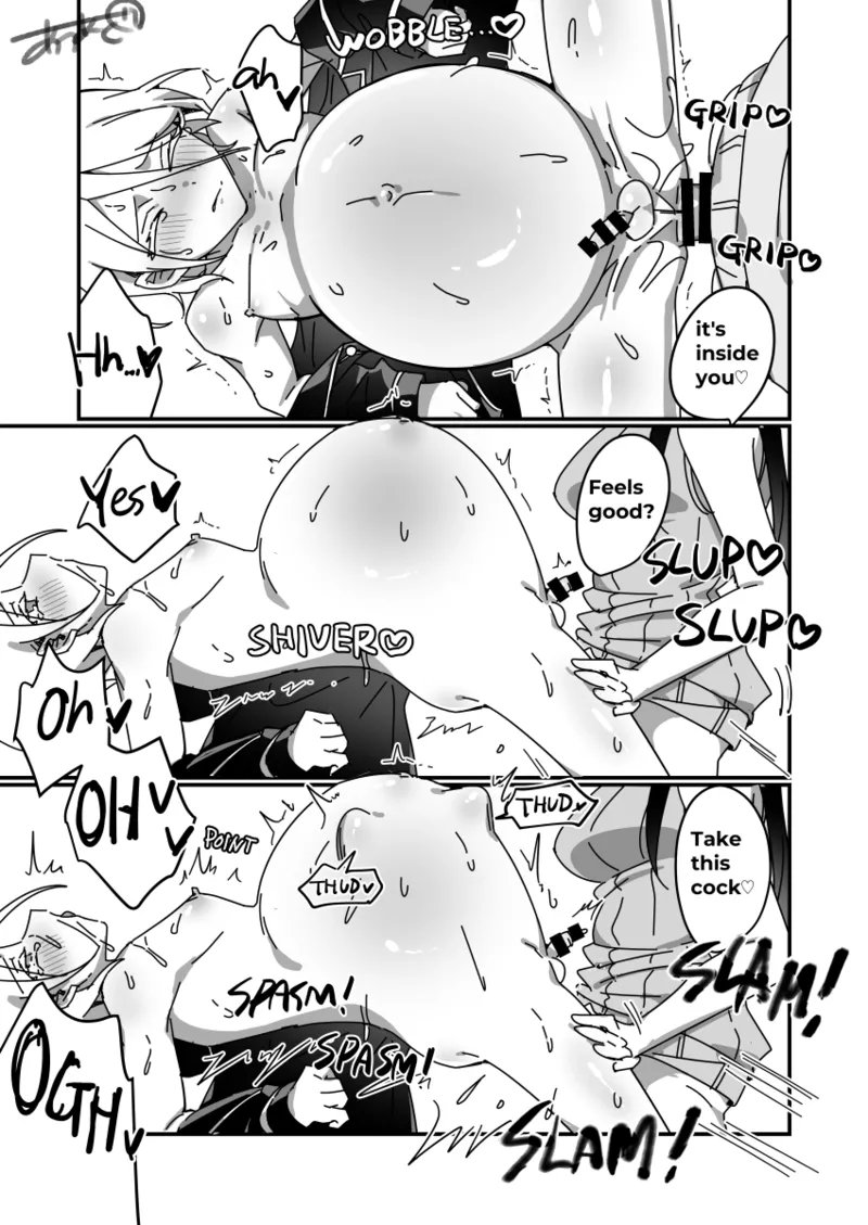 [Auagu Buta] Futanari x Ninpu Femboy [Japanese, English] 5eme image