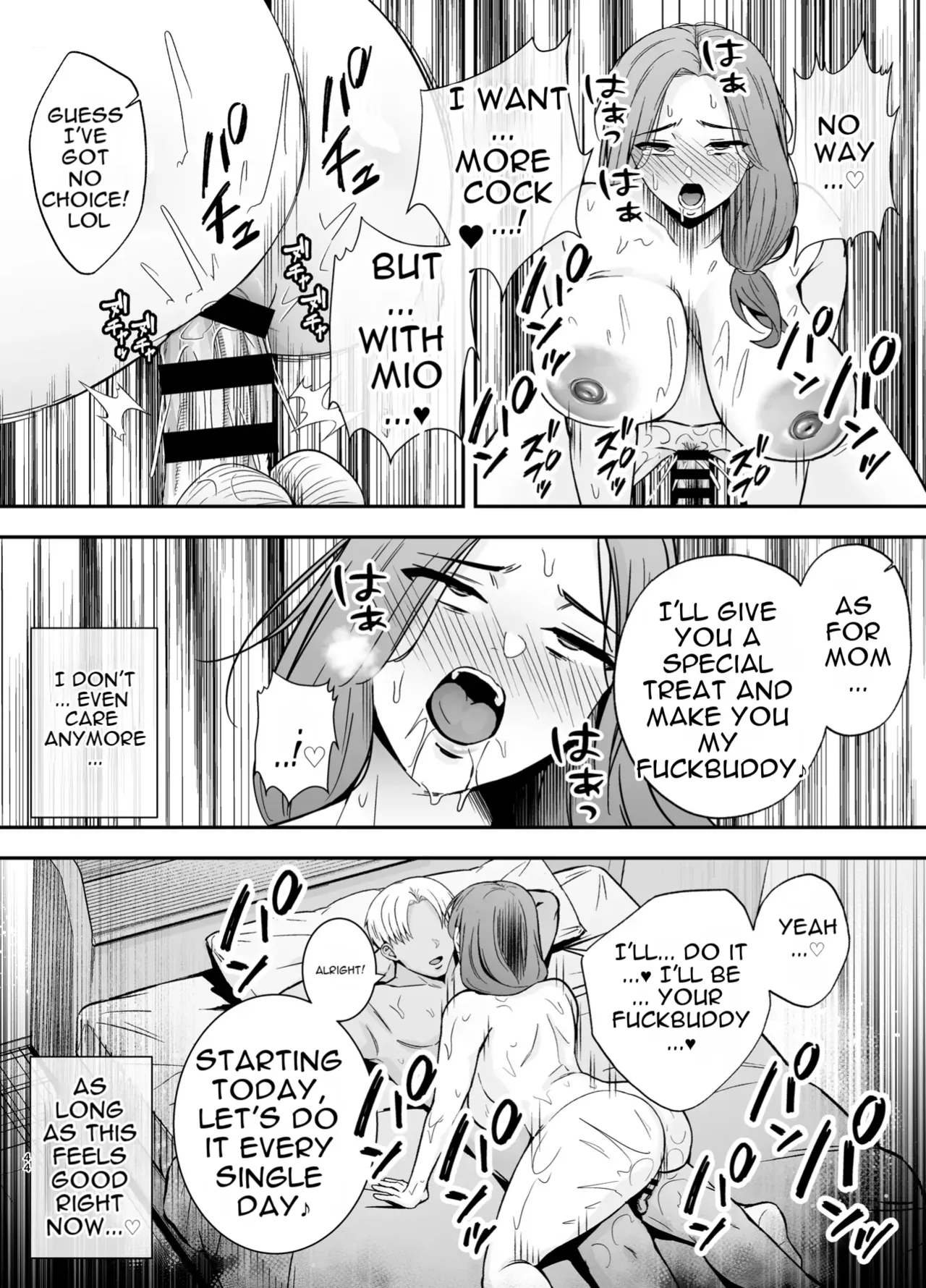 [Ogon Shinshi Club (Kaniguruma)] Fallen Mother ~The Mother Who Gets Slept With by a Playboy Instead of Her Daughter ~ [English][MTL] 图片编号 43