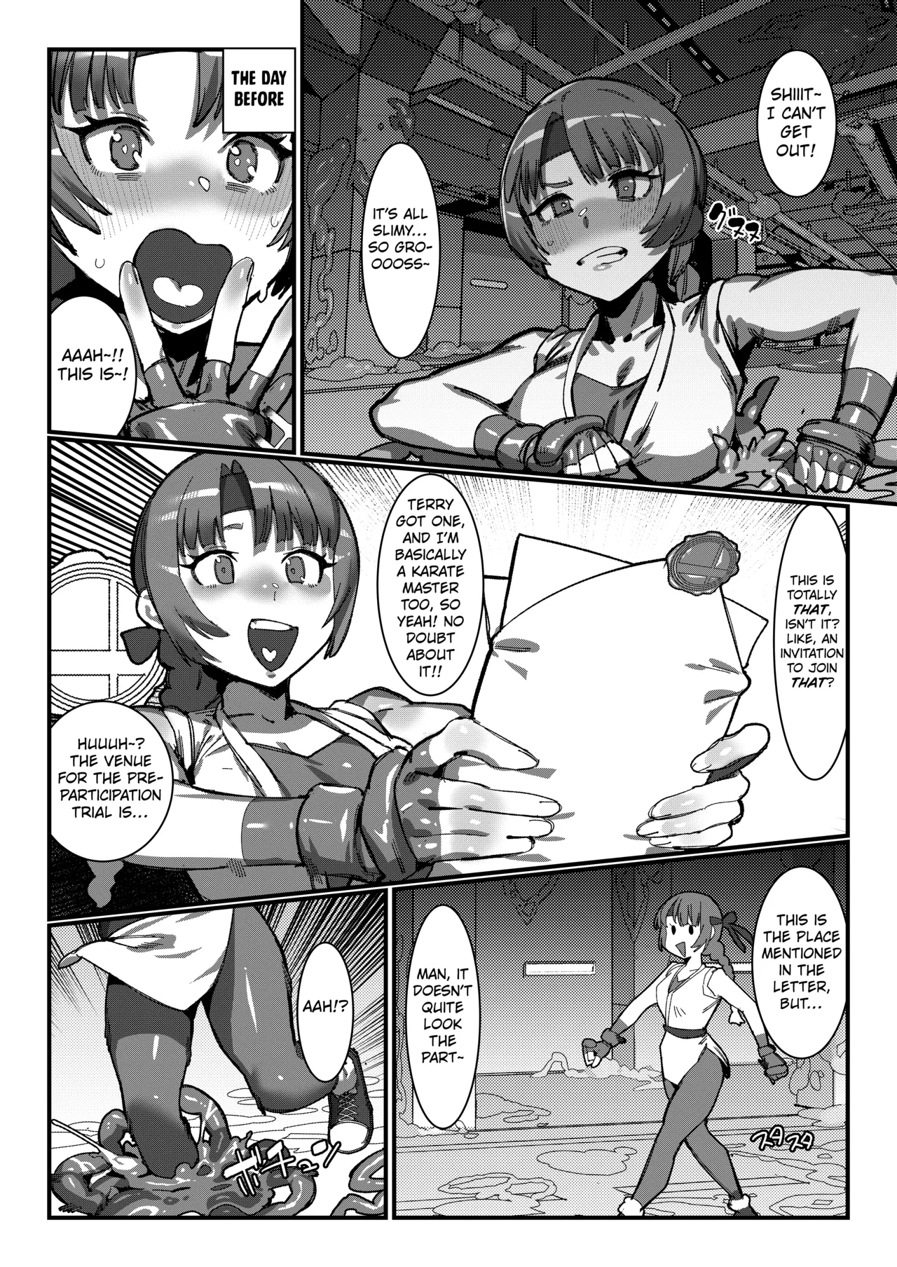 [Kaeru Douhu (Downer)]  Female Fighters are Transformed by the Tentacles (King of Fighter) [English] [Kuraudo] image number 2