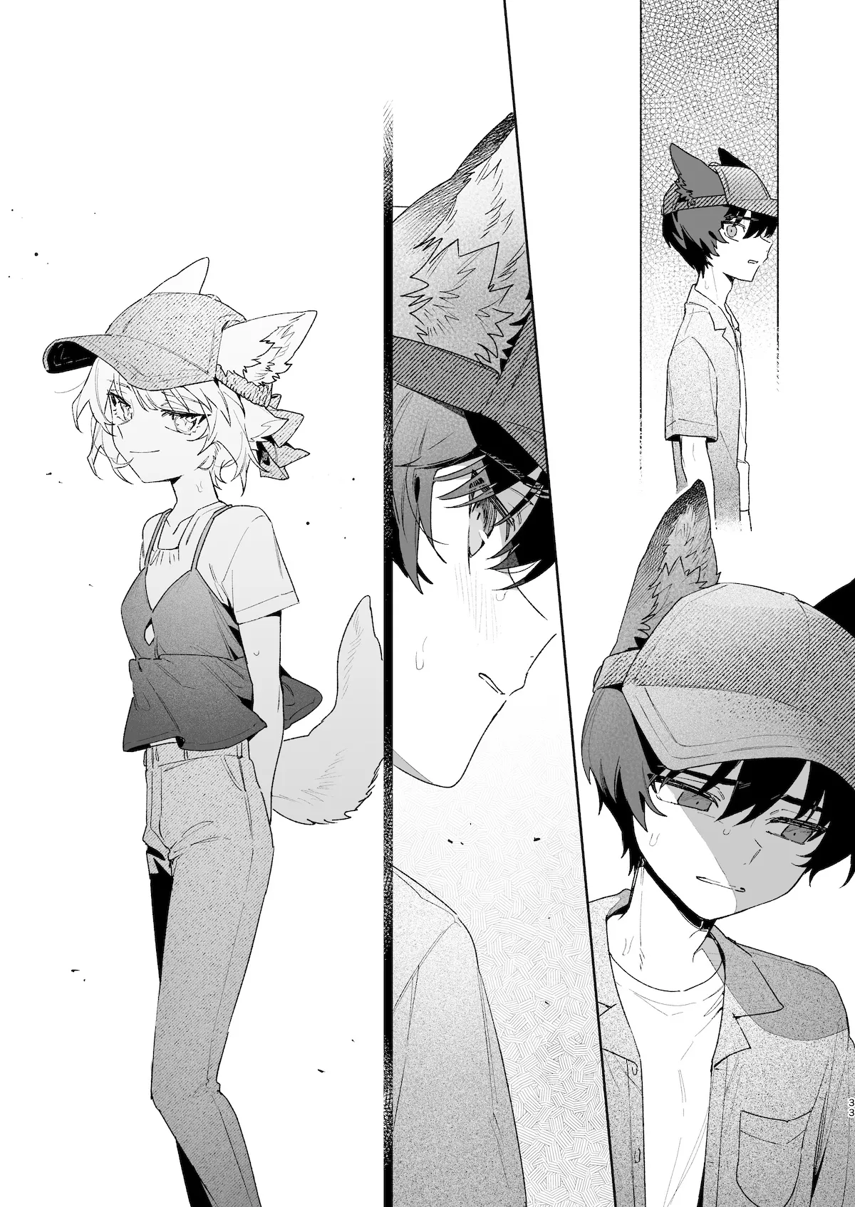 [pink carrot (usachanGET)] ♂ Ga uke. Koyōte-chan × kai inu-kun 2 image number 34