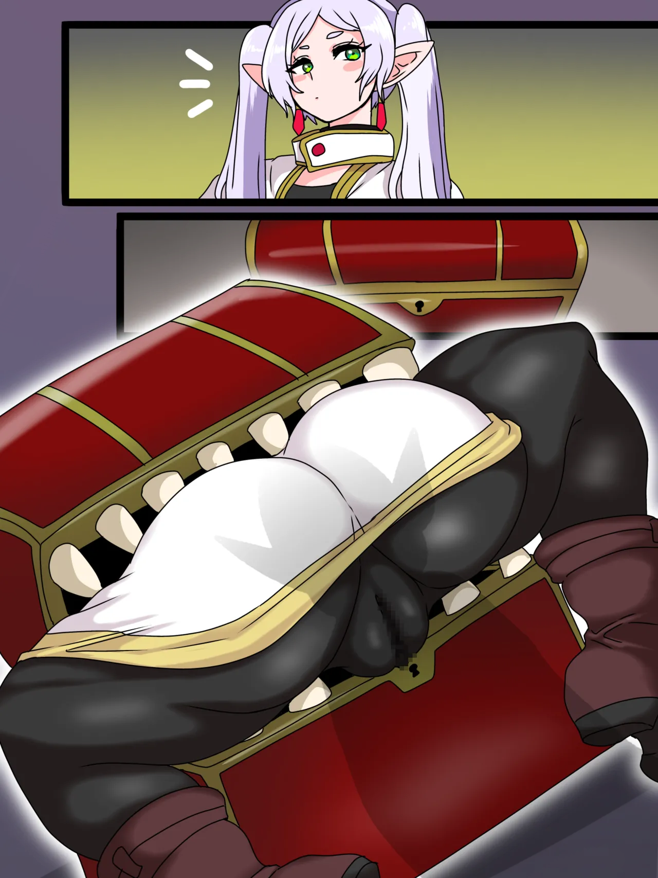 [Shinen469313] Frieren is a goblin's pregnant flesh toilet ♡ (Pixiv Fanbox) изображение № 8