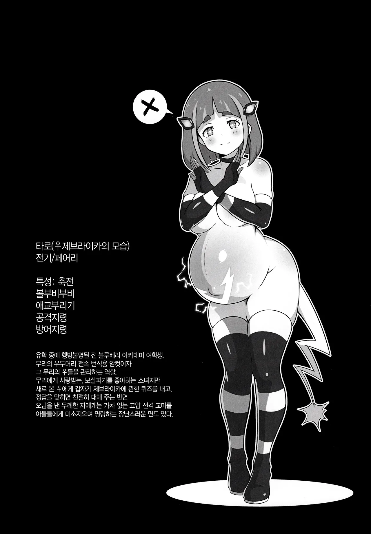 (C107) [Okojodou (0k0j0)] ♀ Zebstrika Field Guide Lumiose City/Paldea Compilation | ♀제브라이카 도감 미르/팔데아 편 (Pokémon) [Korean] Bildnummer 12