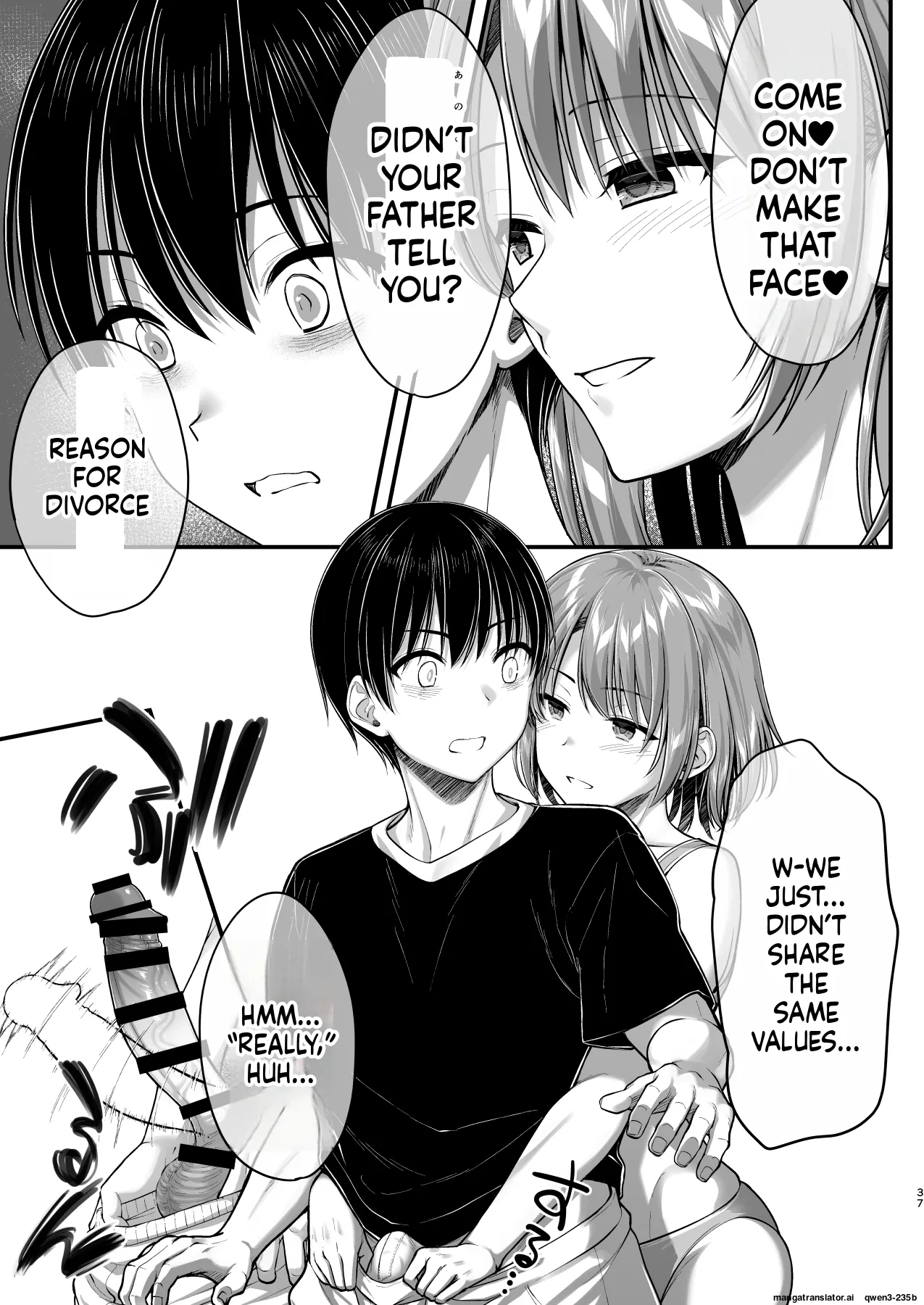 Kon'na Sukebena Karada de Hahaoya wa Muridaro! Muboubi sugiru Haha de Nuki makuru Hibi Remake [MTL] 37eme image