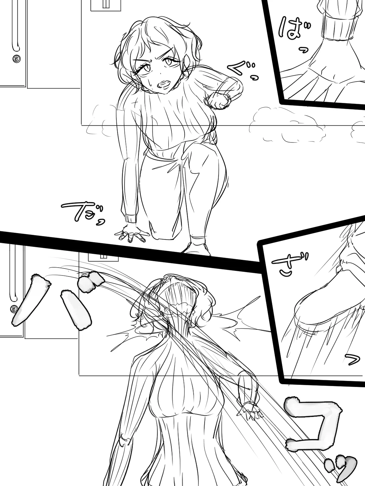 [煩悩きりく] ～悪党共に祝福を～(外伝) ラフ 1-5 画像番号 30