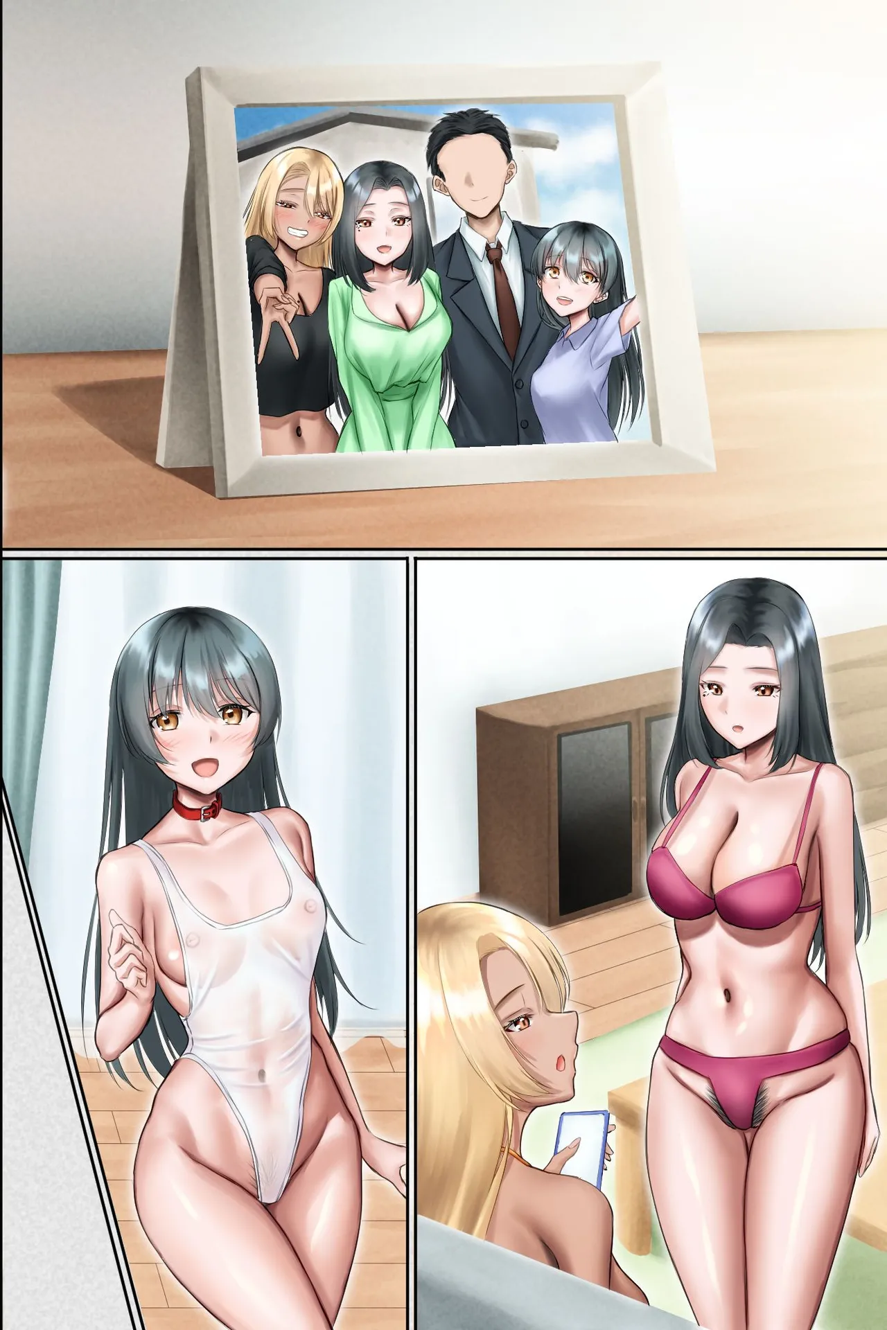 [ほっとミルク] 夫公認NTR種付け〜マゾ夫に懇願されて美人母娘を他人精子で孕ませまくる無責任中出しハーレム〜 이미지 번호 50