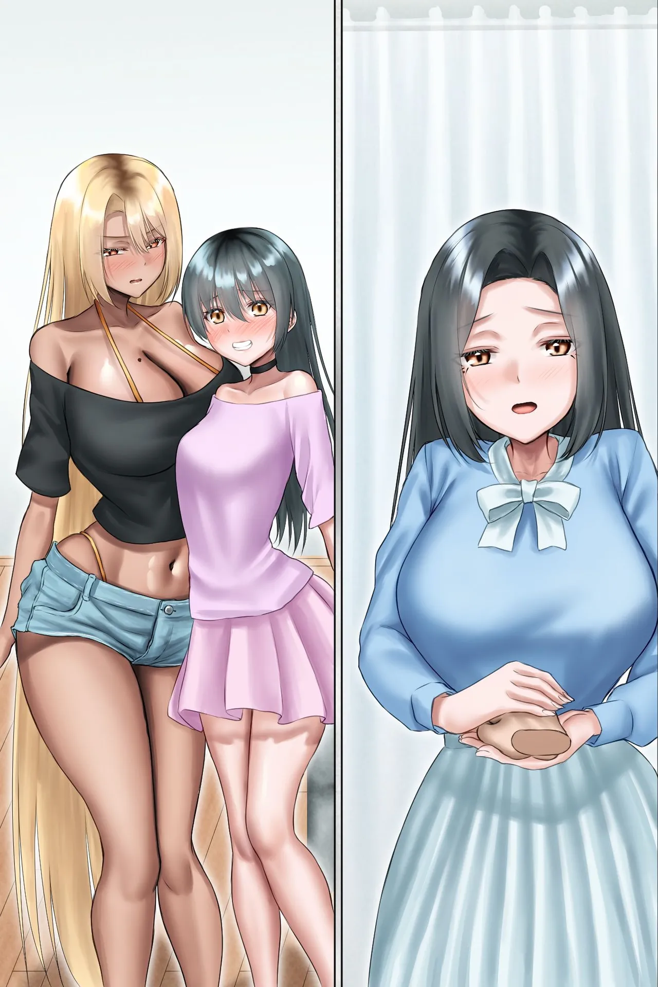 [ほっとミルク] 夫公認NTR種付け〜マゾ夫に懇願されて美人母娘を他人精子で孕ませまくる無責任中出しハーレム〜 이미지 번호 65