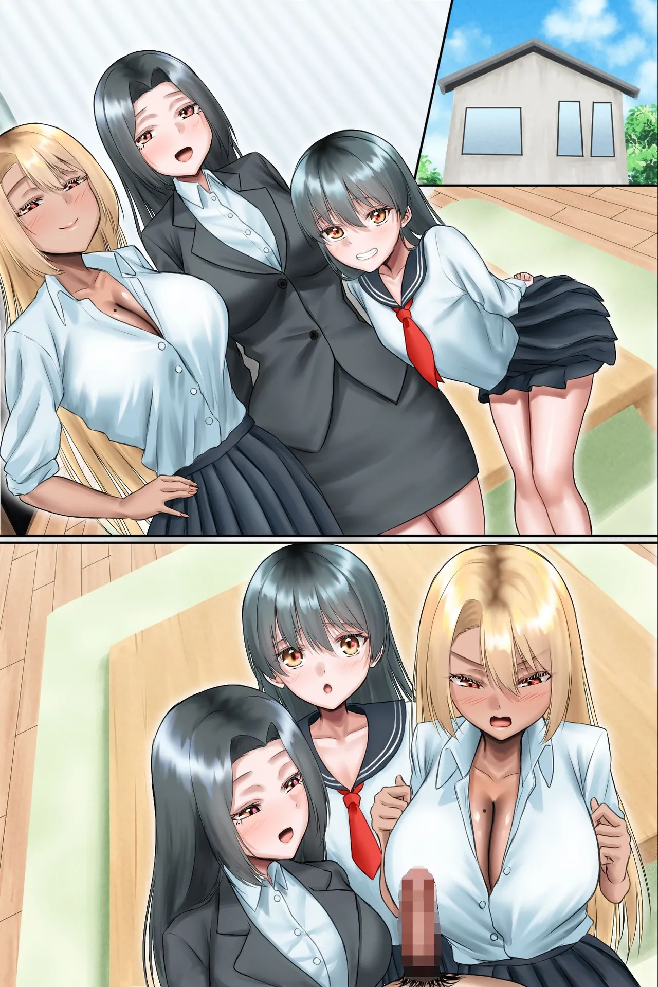 [ほっとミルク] 夫公認NTR種付け〜マゾ夫に懇願されて美人母娘を他人精子で孕ませまくる無責任中出しハーレム〜 이미지 번호 81