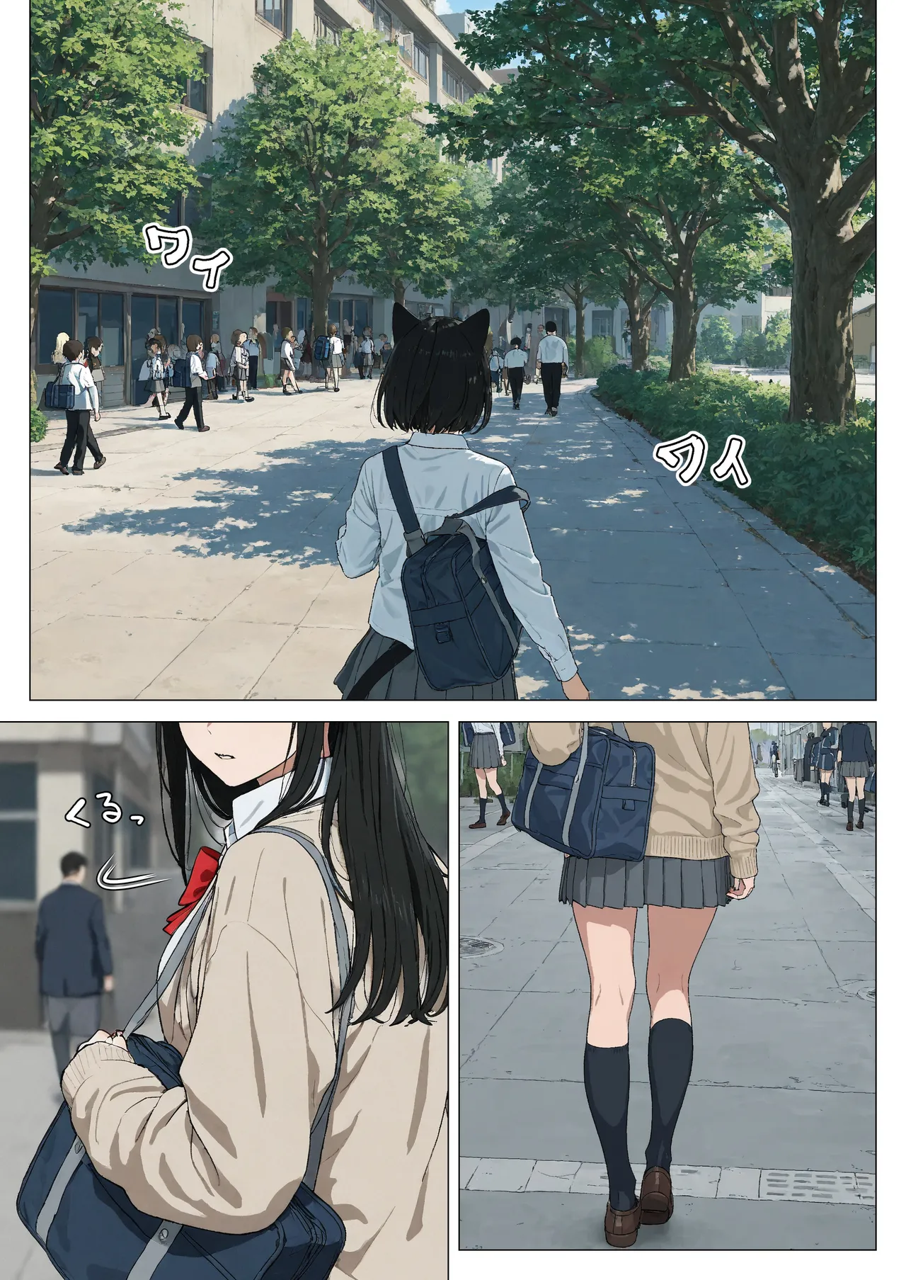 [Minuki Creating Machine] Boku no seiyoku shori-gakari ni, kurokami gyaruerufu ga ninmei sa reta hanashi [Chinese] [AI翻译+人工润色] [AI去码] image number 134