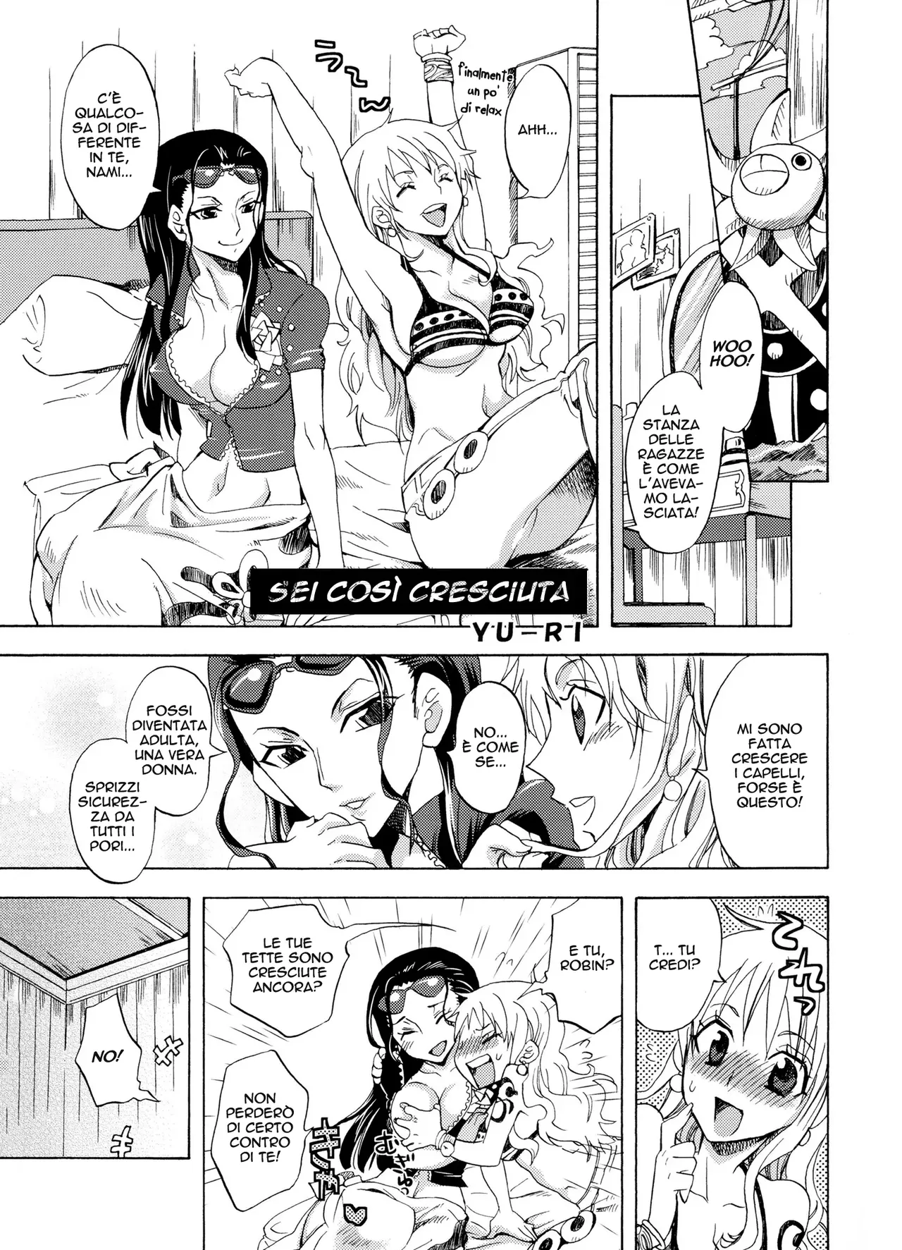 (C79) [Kurione-sha (YU-RI)] Seichou Shimashita. | Sei cosi Cresciuta (ONE PIECE) [Italian] 图片编号 4
