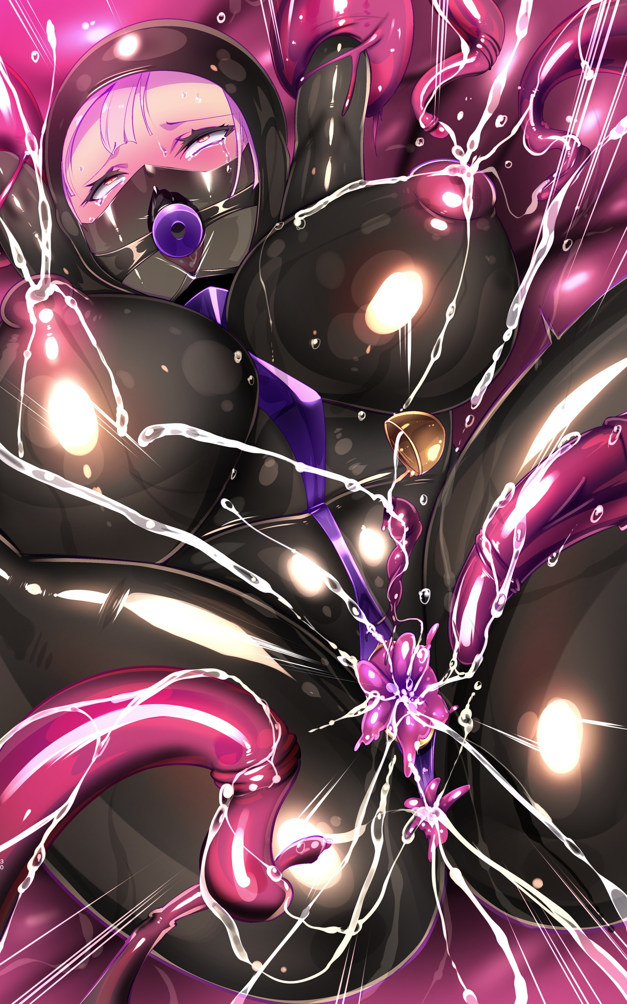 [Yaseuma Lo-Ru (Netsuki no Yoto, Bungo Meibutsu Dangojiru Teishoku)] Majime na Tensei Nyotaika Android ga Kairaku-zeme no Hate ni Bakunyuu Akuochi Suru Manga ~Purikketsuana Zwei~ [French] image number 76