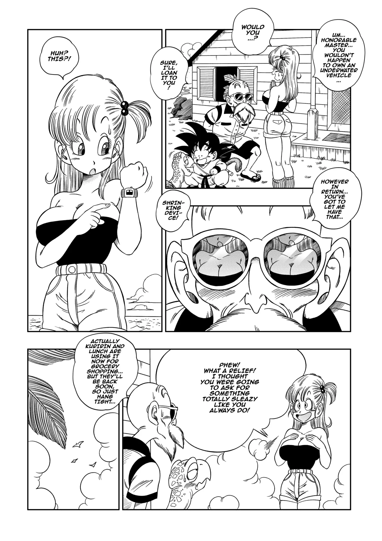 [Yamamoto] Kame Toilet (Dragon Ball) [English] [Decensored] 이미지 번호 4