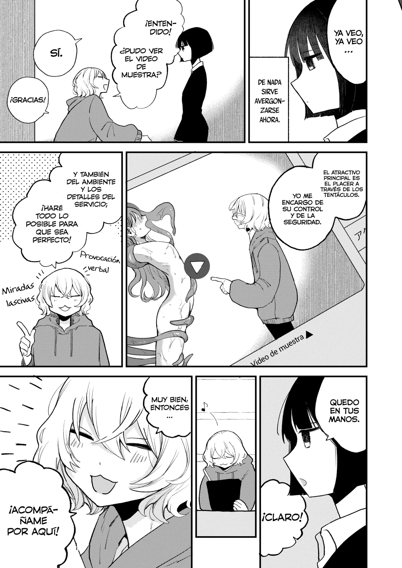 [Hiramaru Shobou (Hiramaru Akira)] Zecchou Shokushu Fuuzoku [Spanish] [Lolbooru Scan] 图片编号 11