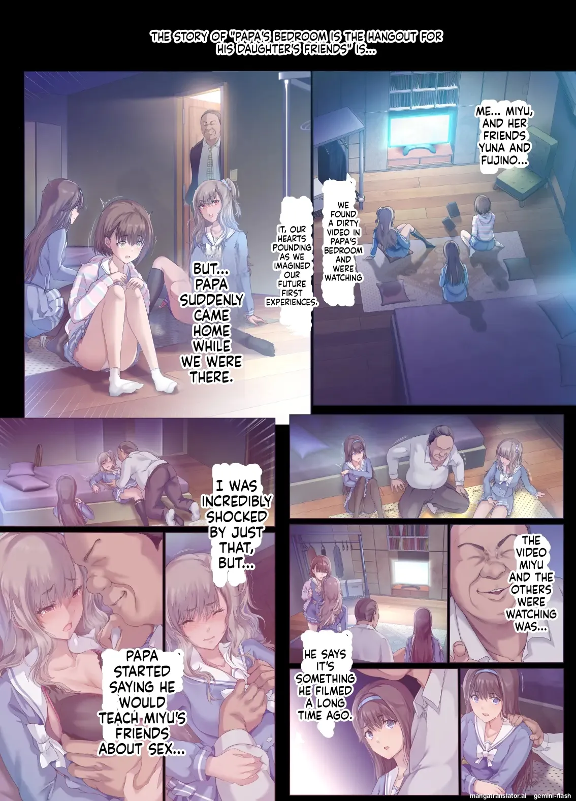 [Kisei Toukyoku (Richard Bahman)]Daddy's Bedroom is a Hangout For His Daughter's Friends 2: New Friends [English] [MTL] 图片编号 3