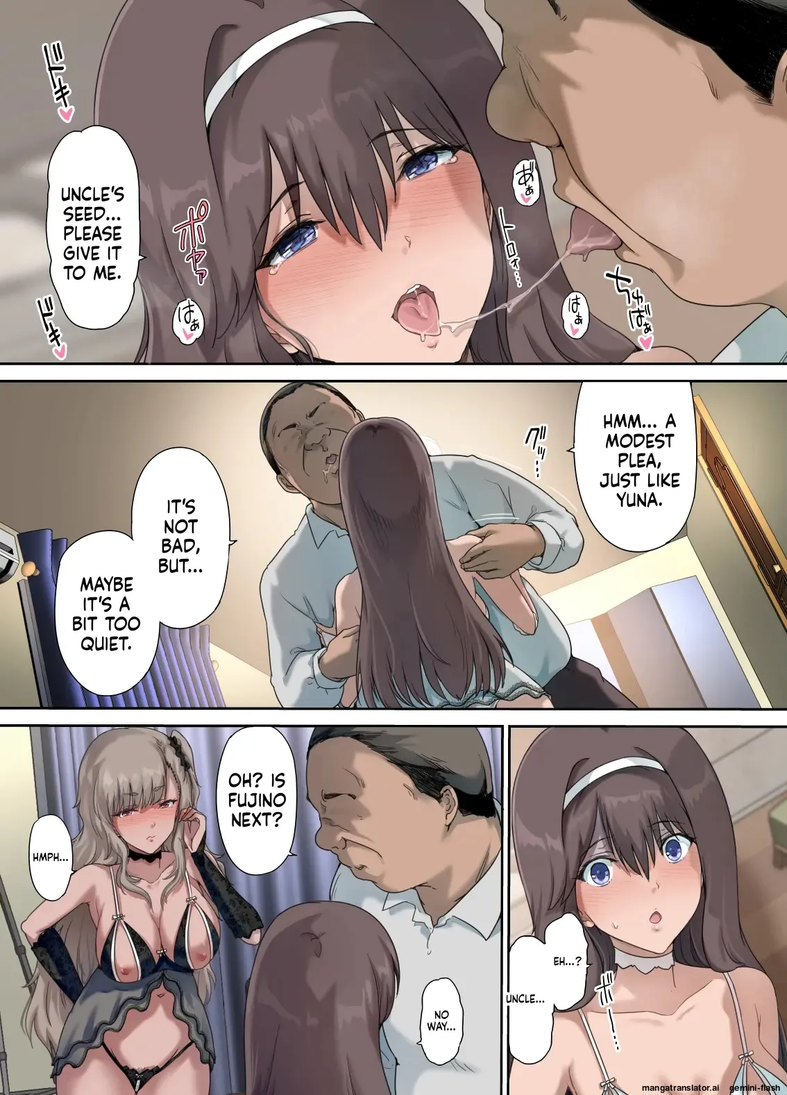 [Kisei Toukyoku (Richard Bahman)] Daddy's Bedroom is a Hangout For His Daughter's Friends 4: Breeding [English] [MTL] 图片编号 28