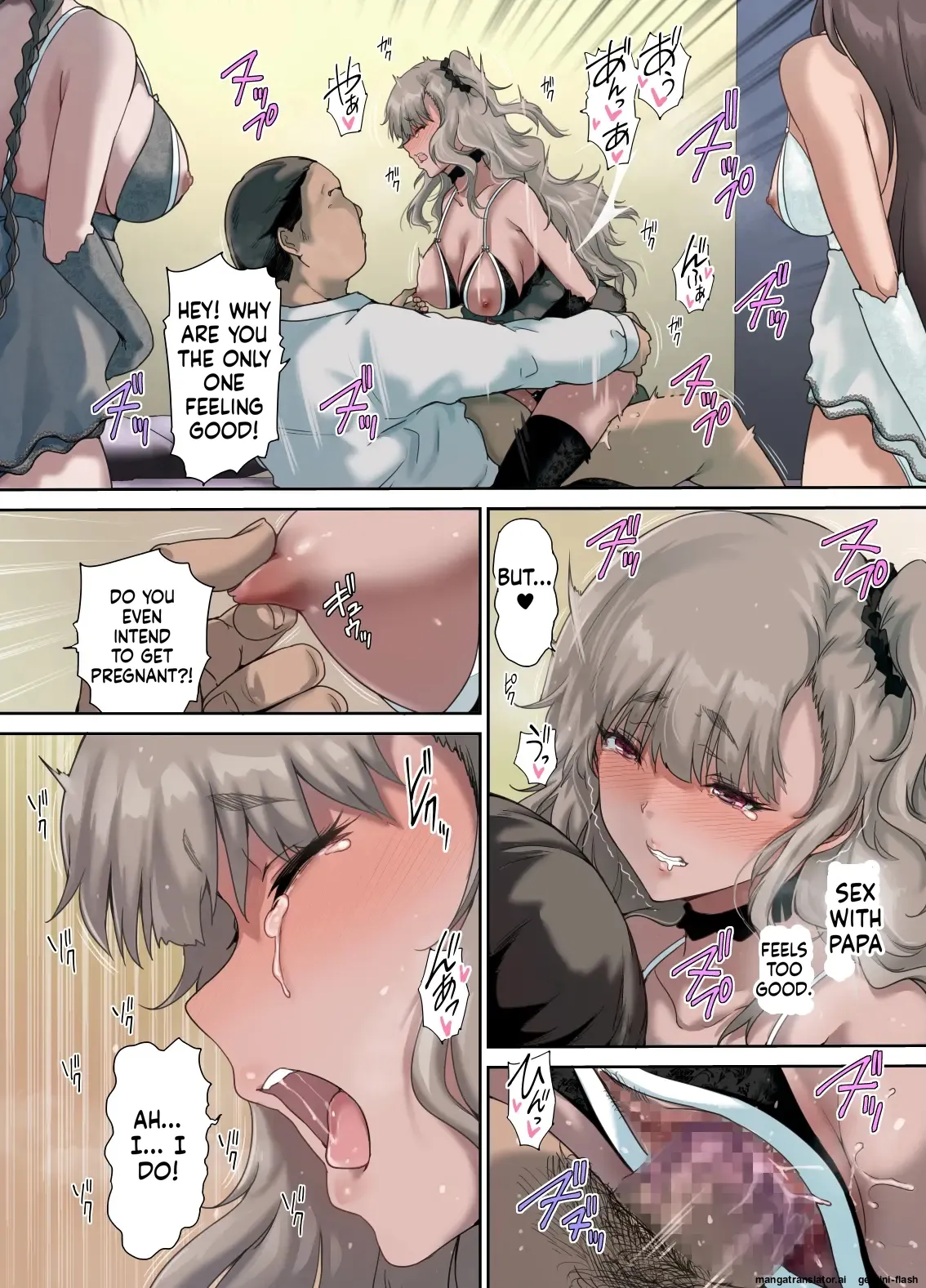 [Kisei Toukyoku (Richard Bahman)] Daddy's Bedroom is a Hangout For His Daughter's Friends 4: Breeding [English] [MTL] 图片编号 57