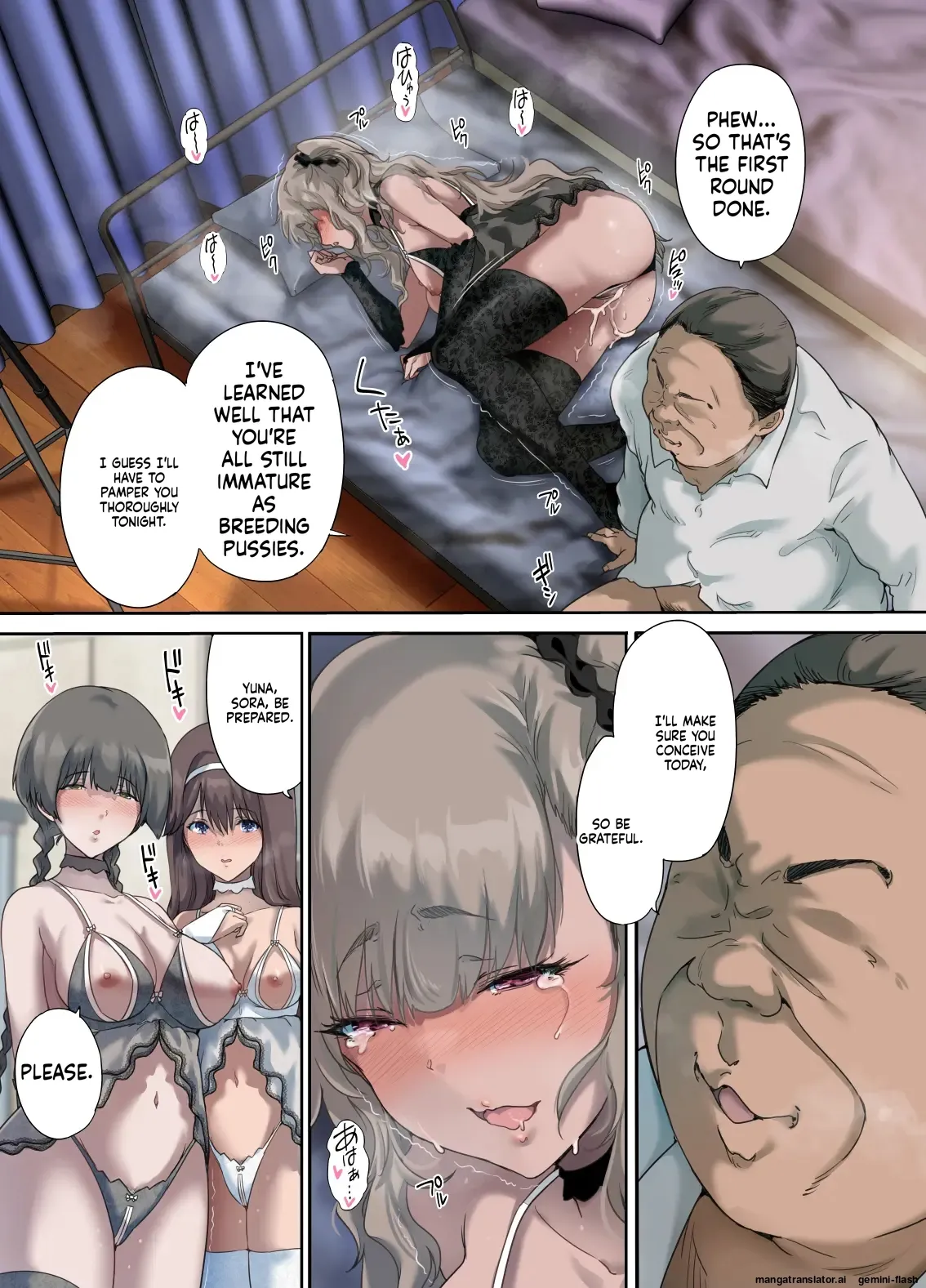 [Kisei Toukyoku (Richard Bahman)] Daddy's Bedroom is a Hangout For His Daughter's Friends 4: Breeding [English] [MTL] 图片编号 60