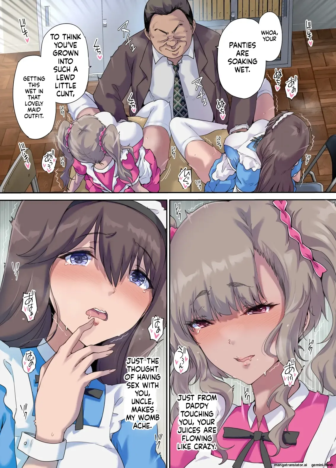 [Kisei Toukyoku (Richard Bahman)] Daddy's Bedroom is a Hangout For His Daughter's Friends 5: Pregnancy Report [English] [MTL] numero di immagine  34