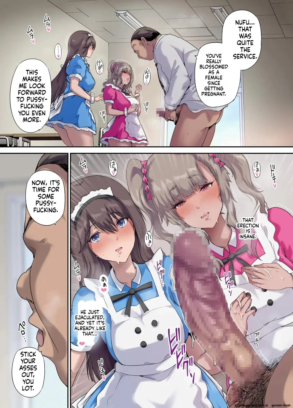 [Kisei Toukyoku (Richard Bahman)] Daddy's Bedroom is a Hangout For His Daughter's Friends 5: Pregnancy Report [English] [MTL] numero di immagine  40