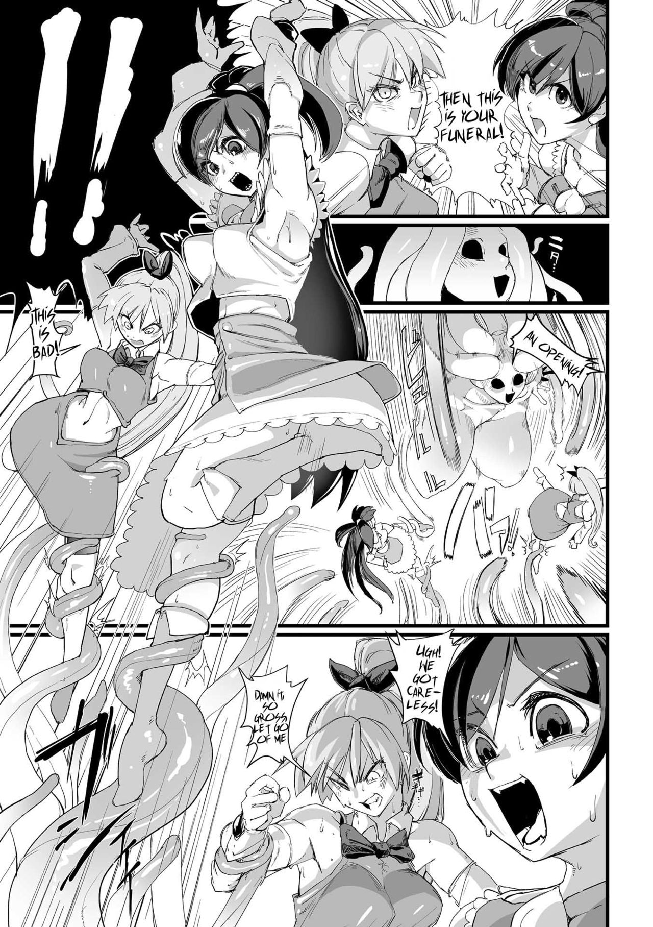 [Sasizume Soutarou] Mahou Shoujo Clitoria ~Ku, Clitoris ga Yowaku Nante Nain Dakara ne!~ (2D Comic Magazine Clitoris Kaizou Kiroku Inkaku Choukyou de Kairaku ni Ochiru Shoujo-tachi Vol. 2) [English] [xinsu] [Digital] изображение № 3
