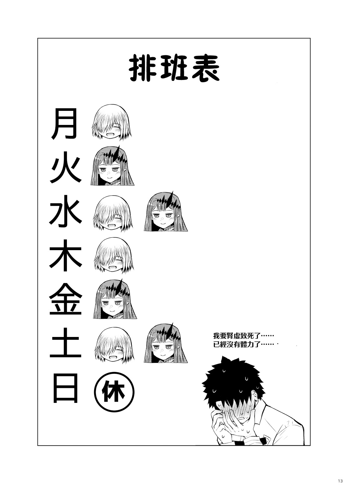 [FuraFura Toxin (Arano Oki)] Shinmai Master to Toriko (no Gojitsudan-teki na 3-ji Sosaku Mitai na Hon) | 新手御主和妖崔(⋯⋯類似於後日談的3次創作的本本) (Fate/Grand Order) [Chinese] [Digital] 이미지 번호 13