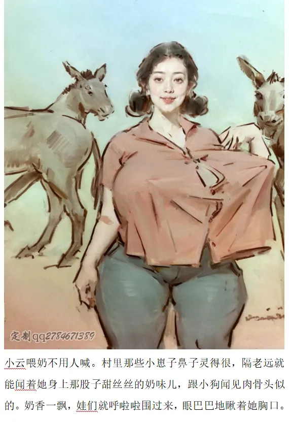 【泛滥的乳汁】-彩色-手绘 이미지 번호 3