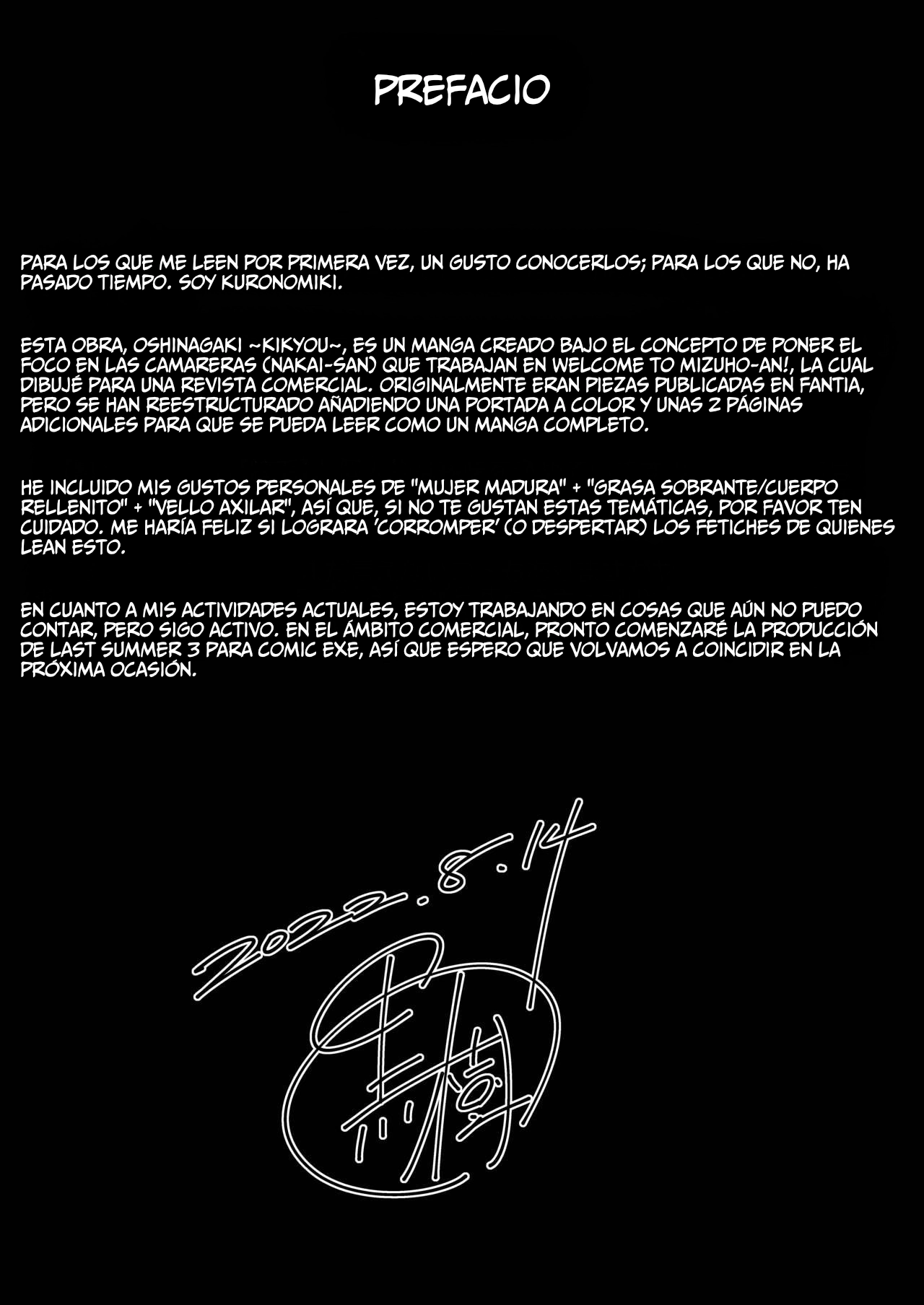 [Kuronomiki] Oshinagaki ~Kikyou~ | Menu ~Kikyou~ Heroine Plot Art and Image Illustrations [Spanish][Xtracer117] numero di immagine  2