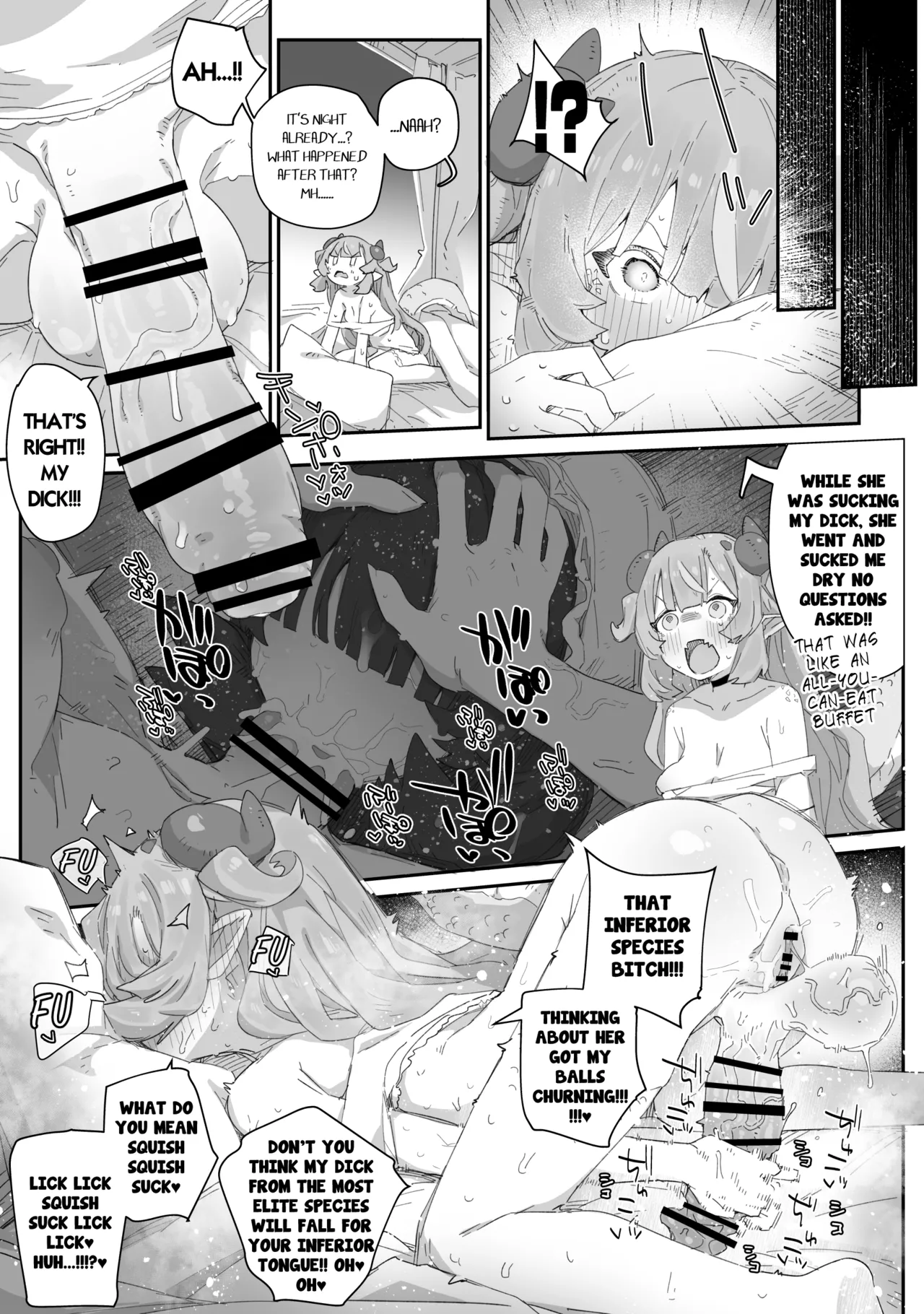 [PLATONiCA (Nyorubee)] Gokubuto Mazoku no Futanari Ojousama, Onahomeido ni Muhyoujou de Kintama Korogasaretetamaru ka! Gochagocha uruse e Yatsu wa Shikyuu do Tsukeba hai Owari!!~ Shikoshiko Byuttokite Hohoinohoi-hen ~ [English] 画像番号 15