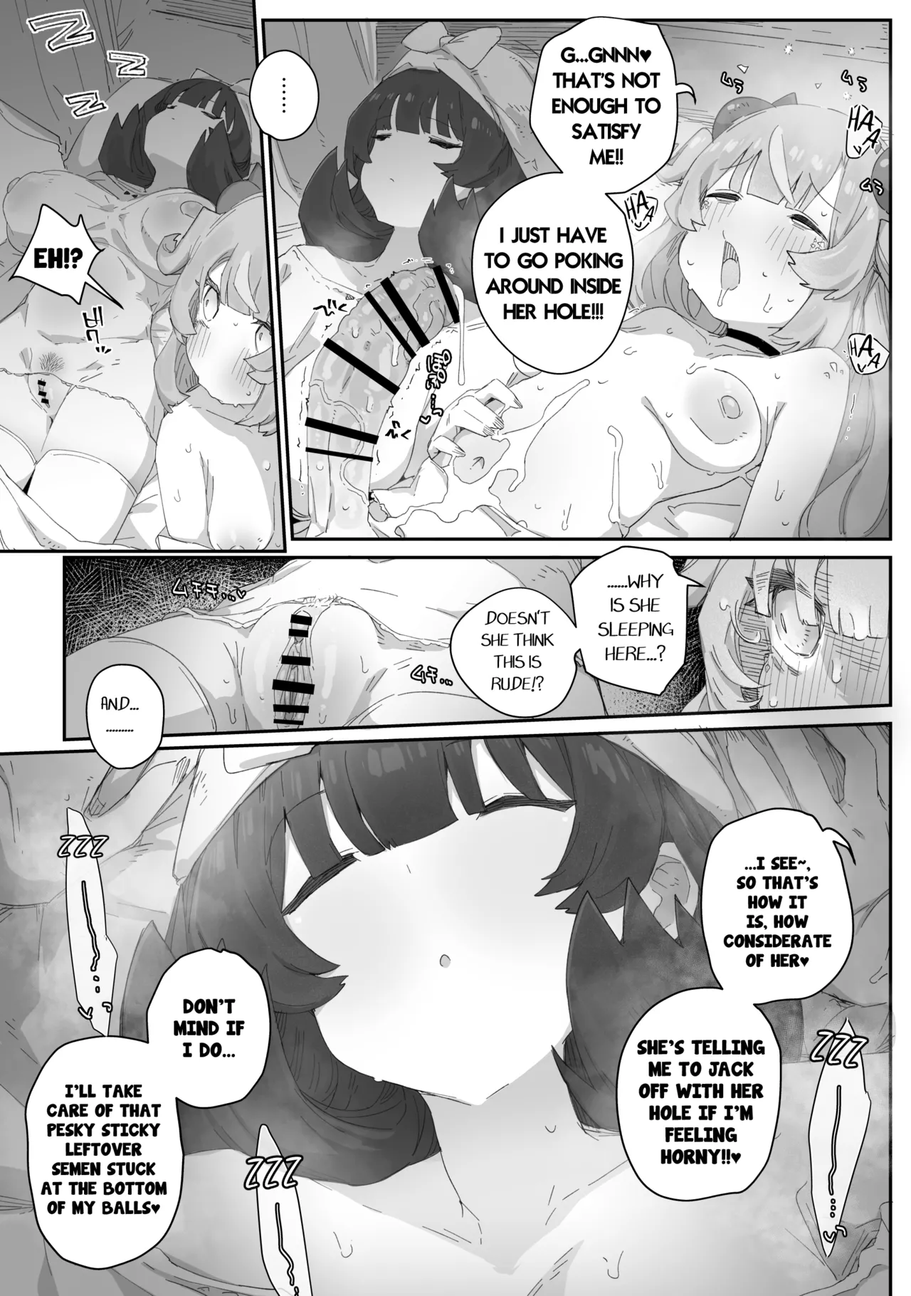 [PLATONiCA (Nyorubee)] Gokubuto Mazoku no Futanari Ojousama, Onahomeido ni Muhyoujou de Kintama Korogasaretetamaru ka! Gochagocha uruse e Yatsu wa Shikyuu do Tsukeba hai Owari!!~ Shikoshiko Byuttokite Hohoinohoi-hen ~ [English] 画像番号 17