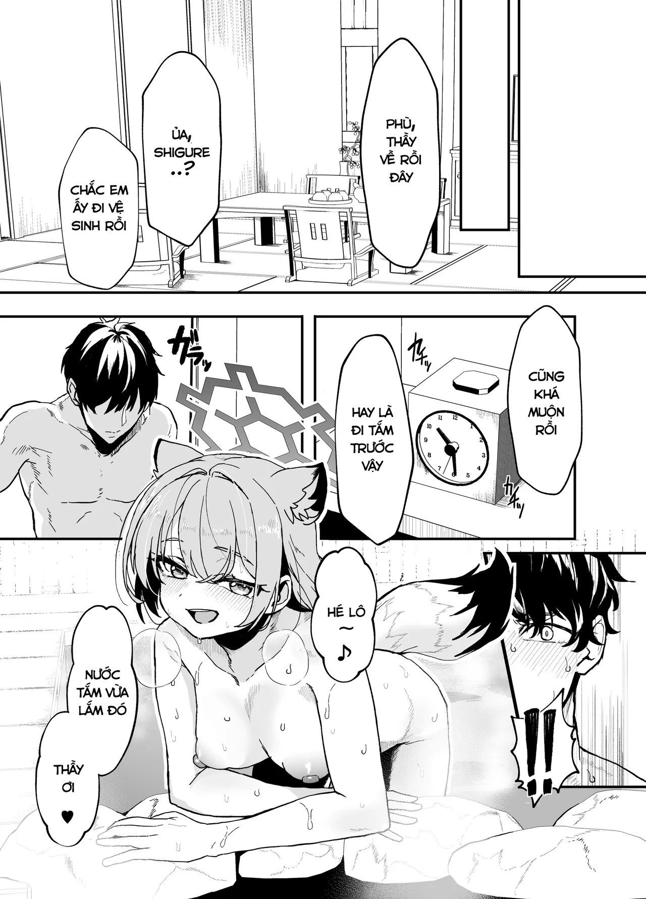 [Waage (shift)] Kotafuru Koe o Kikasemu - Let me hear your voice in reply | Hãy Để Em Được Nghe Thầy Hồi Đáp (Blue Archive) [Vietnamese Tiếng Việt] [Digital] image number 4