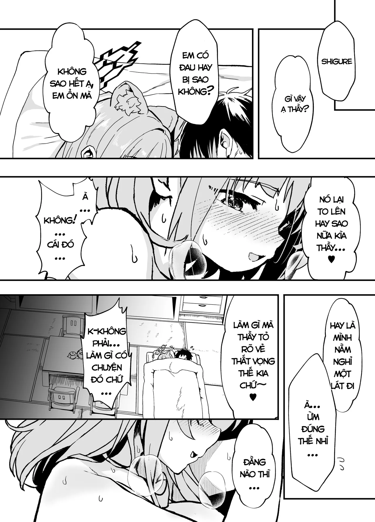 [Waage (shift)] Kotafuru Koe o Kikasemu - Let me hear your voice in reply | Hãy Để Em Được Nghe Thầy Hồi Đáp (Blue Archive) [Vietnamese Tiếng Việt] [Digital] image number 41