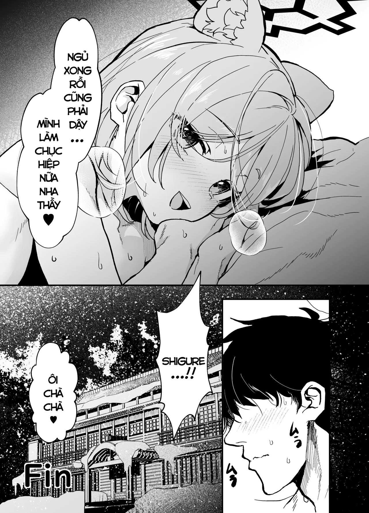 [Waage (shift)] Kotafuru Koe o Kikasemu - Let me hear your voice in reply | Hãy Để Em Được Nghe Thầy Hồi Đáp (Blue Archive) [Vietnamese Tiếng Việt] [Digital] image number 42