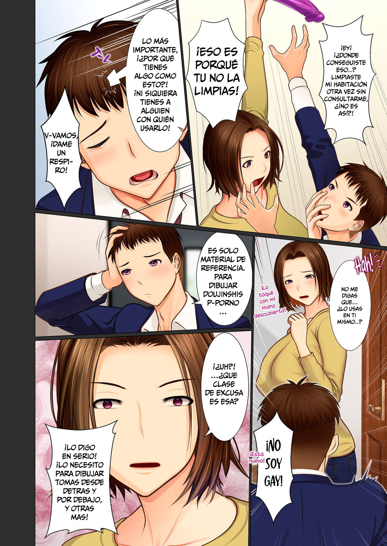 [Emori Uki] Musuko no Omocha ~Boshi o Tsunagu Haitoku no Yokubou~  [Spanish] [Adraxel] Bildnummer 6