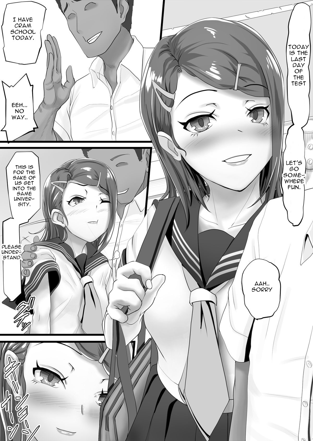 [Ura no Hikidashi (Nizii)] Tani Busoku de Shinkyuu Dekinai!? Namaiki na Oshiego Gal o Ecchi de Hoten! [English] [Gagak_Ireng] image number 3