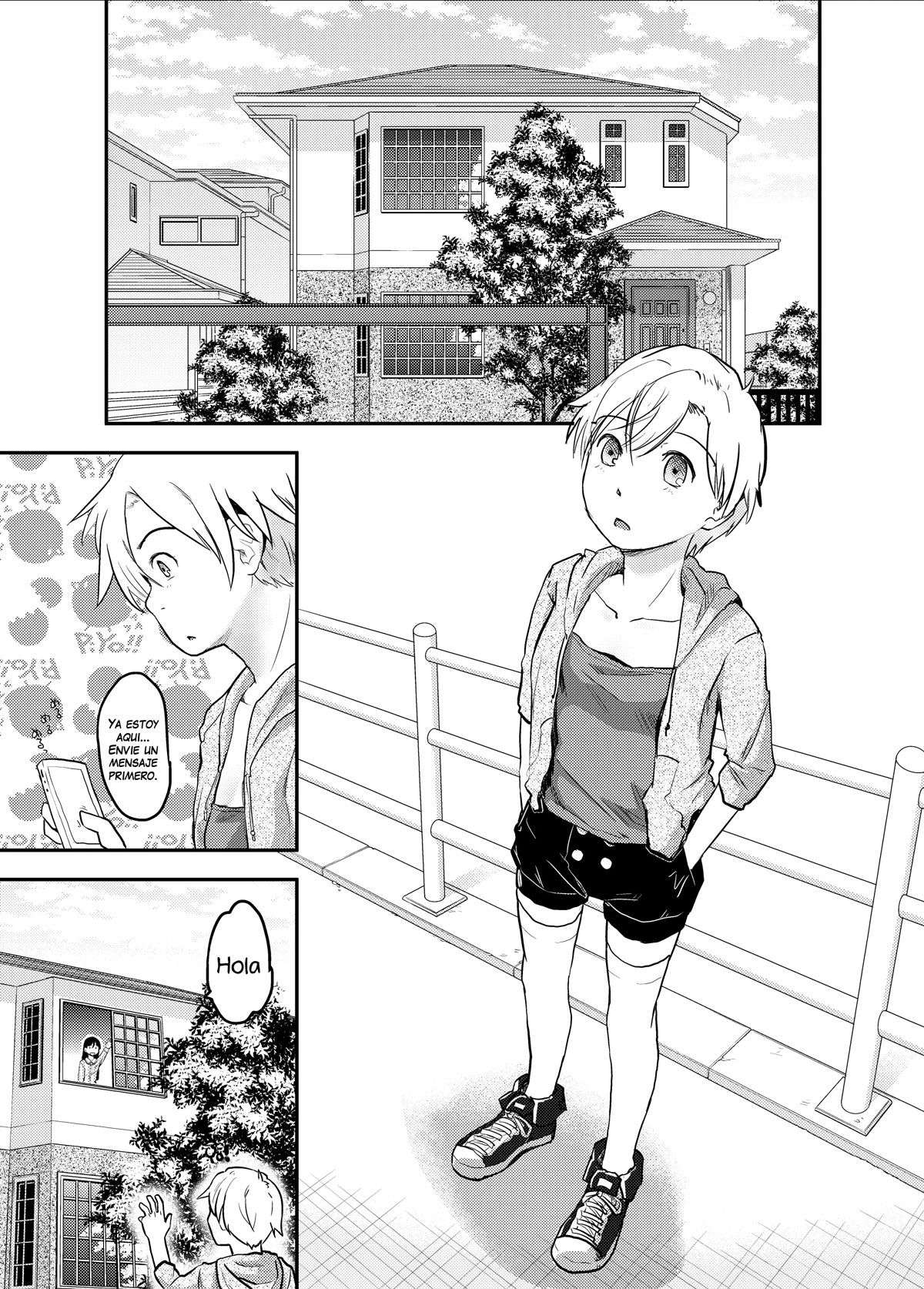 [Tsumasaki Label (Hidari Kagetora)] Nyotaika Shita Ore no Shojo ga Futanari Kanojo ni Ubawareru Ken Nitsuite  [Spanish]  [Digital] 画像番号 4