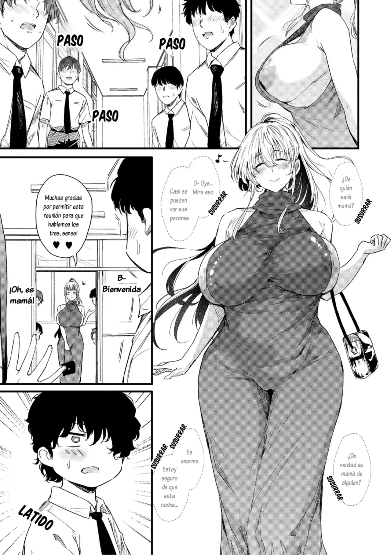 [Nusmusbim] Ayase Gyaru wa Boku ni Muchuu - Okaasan mo Maze nasaiyo - Kouhen (Love wa Gal kara Hajimaru Unmei) [Spanish] [Lovely Diablesse Scan] [Digital] 图片编号 3