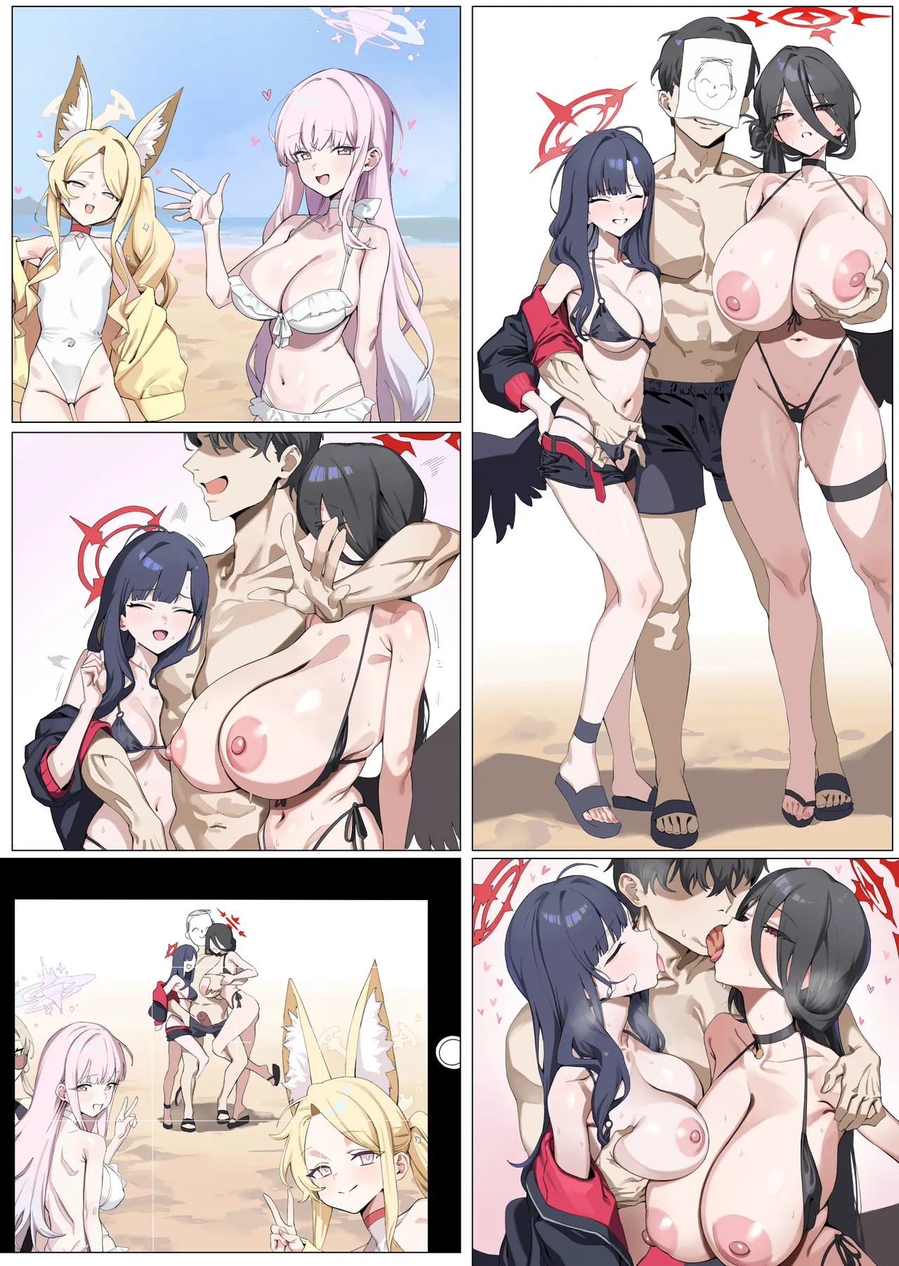 [Banssee] Hasumi and Ichika (BlueArchive) image number 1