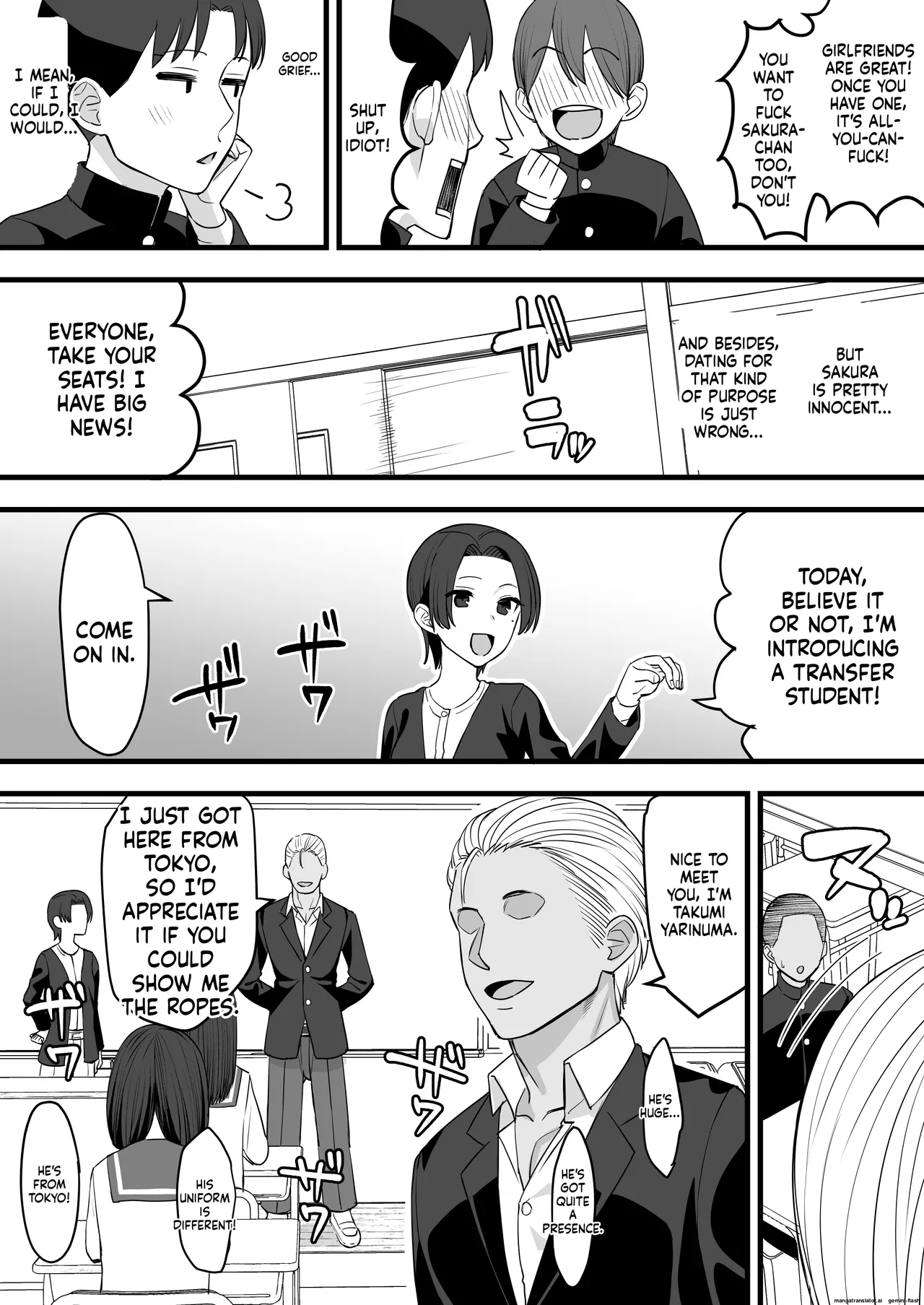 [Take Shinshi] Yarichin ga Tenkou Shite Kita! BSS Hen | The Playboy Transferred in! BSS [English] изображение № 4