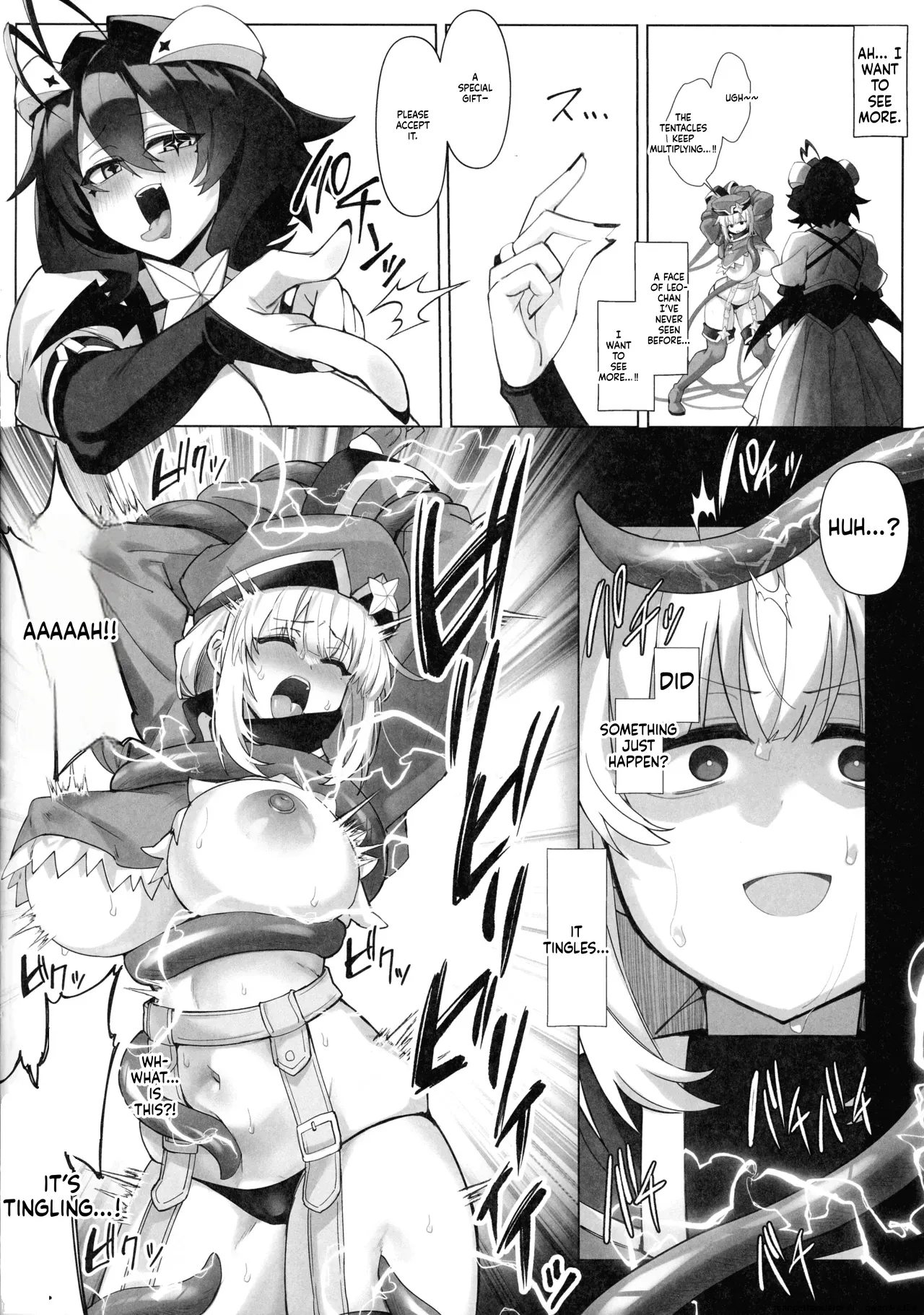 (Magia Baiser ni Miserarete 5) [Neruneru 7mm (Nanami Neru)] Bousouchu no Leo-chan o Dengeki Seisai! (Mahou Shoujo ni Akogarete) [English] [SCANMTL] numero di immagine  10