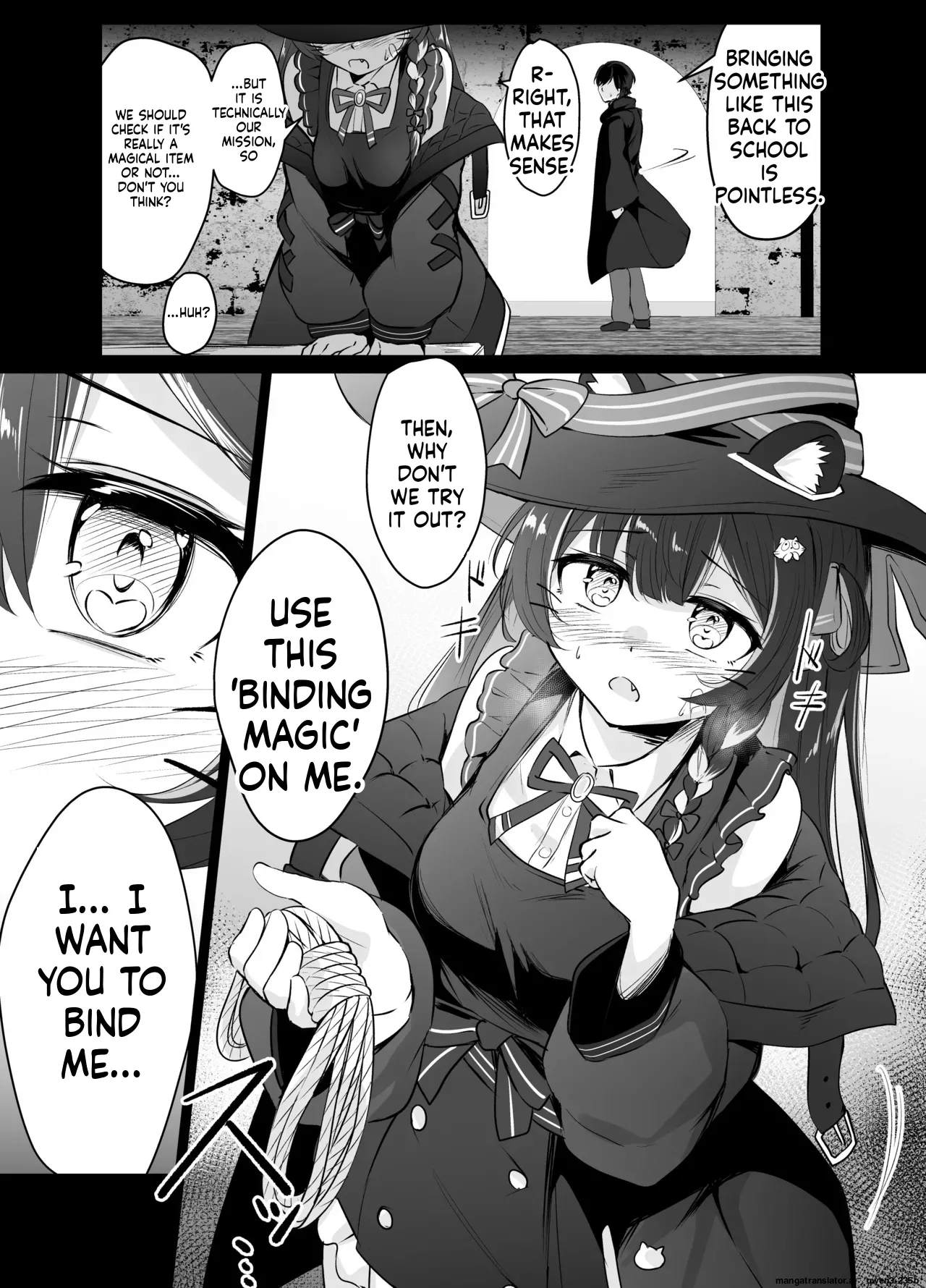 [ななのーと] 廃城探索にてえっちな魔法を見つけてしまう師弟 (SCANMTL) изображение № 2