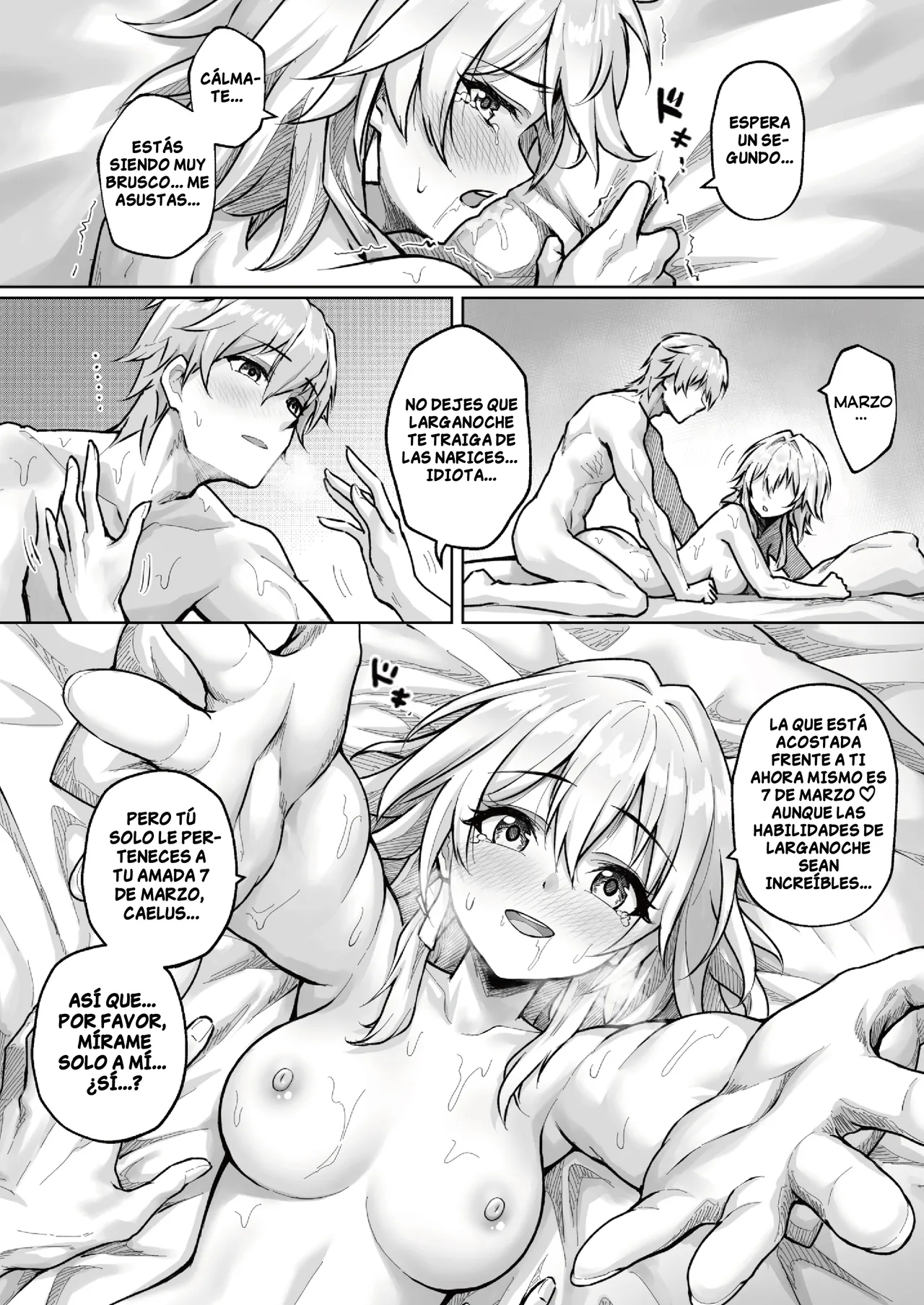 [RoyBoy] Jun'ai Tenshi to Seiai Akuma | El ángel del amor puro y la diabla de la lujuria (Honkai: Star Rail) [Spanish] [ToniRapsody] [Digital] изображение № 19