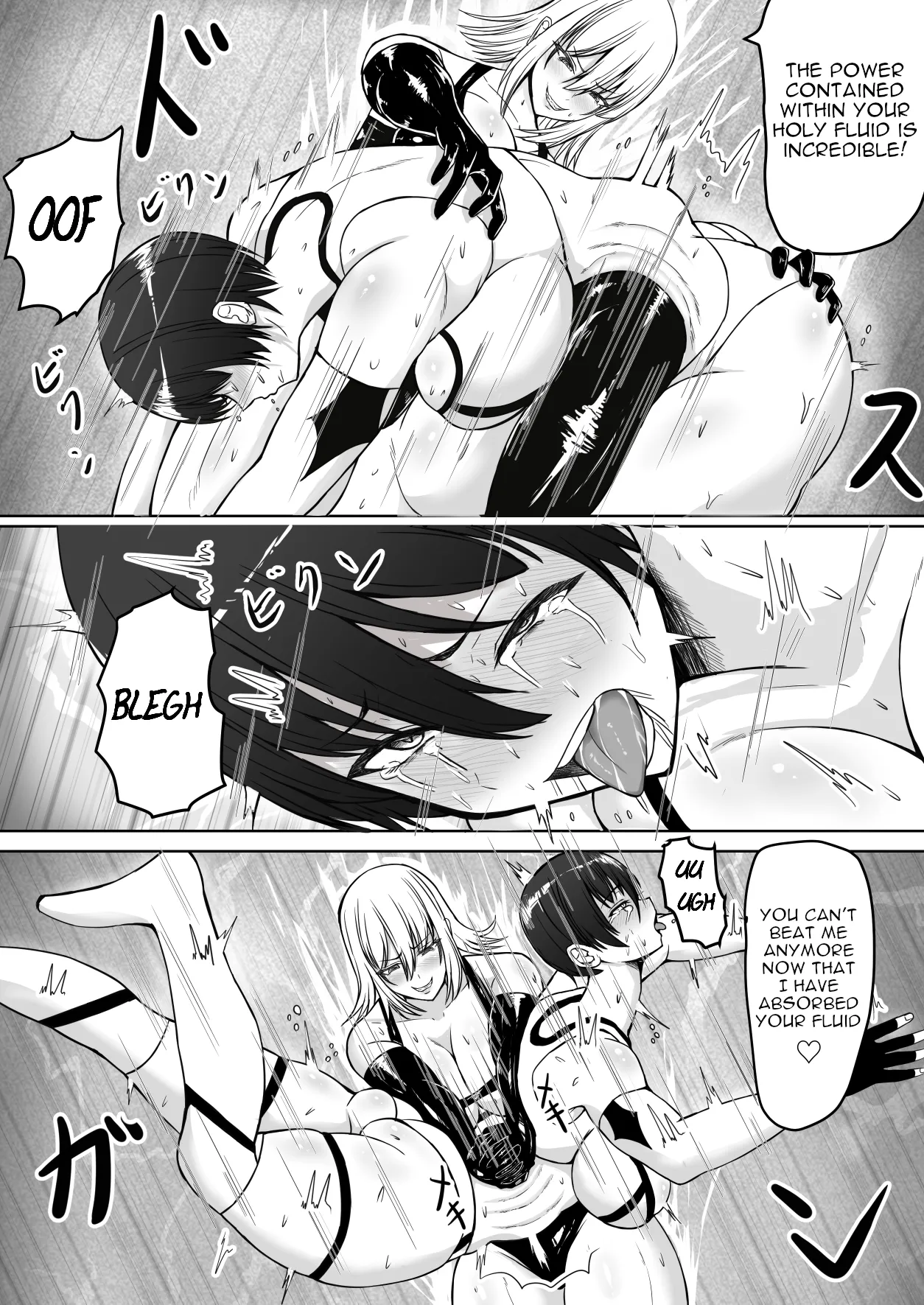 [Tetsunohiji] The Total Defeat of the Futanari Heroine | Kanzen haiboku futanari hiroin [English] [Digital] 画像番号 18