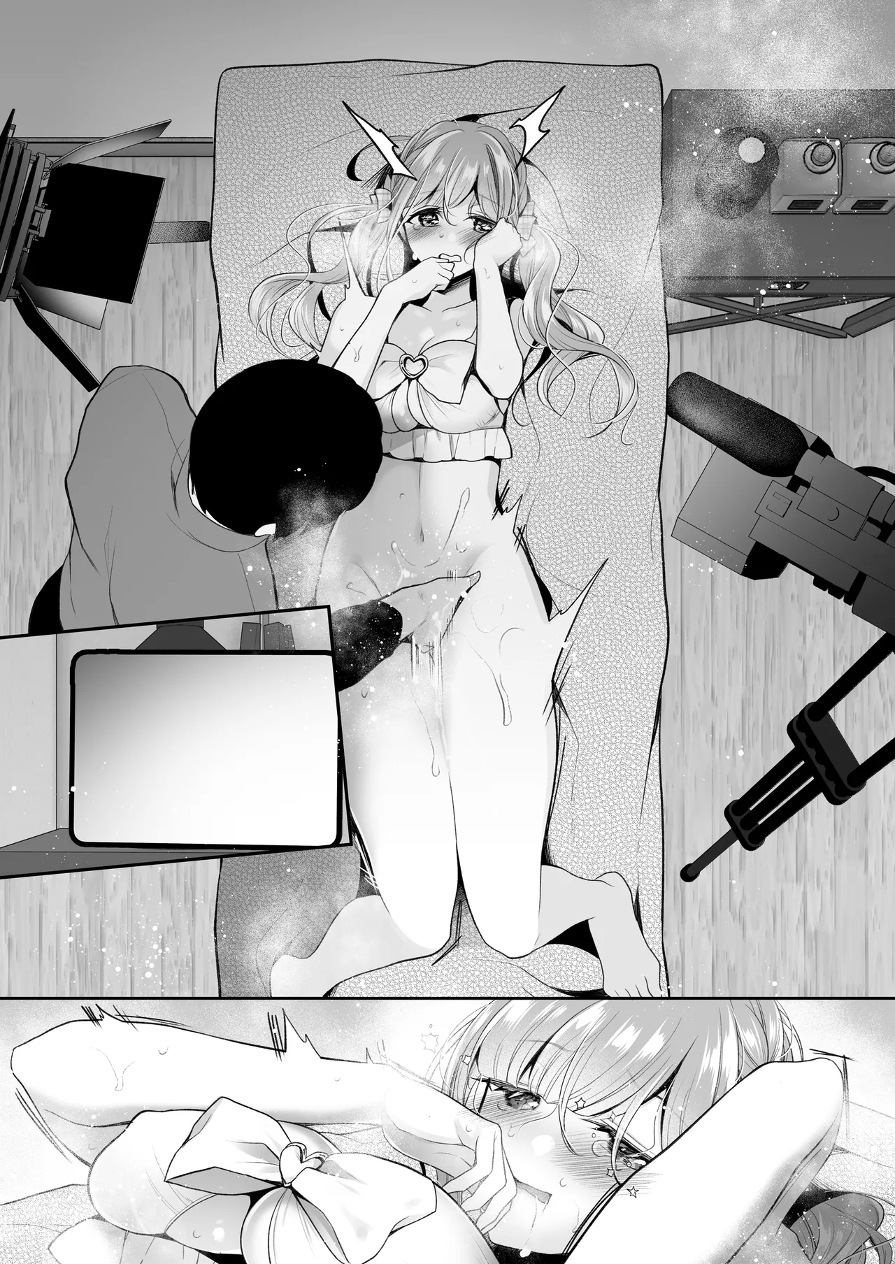 [Nanasaki] [English ver.／Comic] Idol-chan Clit Massage Shop Experience Delivery Manga 8page изображение № 12