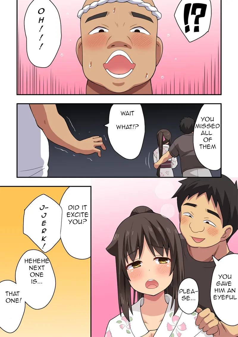 [Fukurou Naru Tori] Niizuma Nanaka no Roshutsu Natsumatsuri | Newlywed Nanaka's Exhibitionist Summer Festival [English] изображение № 14