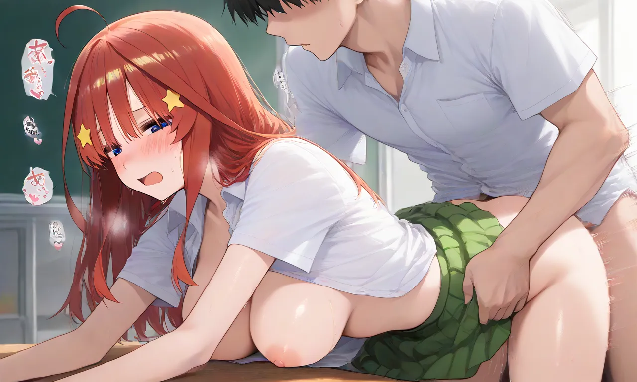 セリフ有りCG版【五月編】 俺は大好きな五つ子姉妹のお兄ちゃんになる 〜チート能力《お兄ちゃん転生》で俺は無双する〜 [AI Generated] изображение № 36