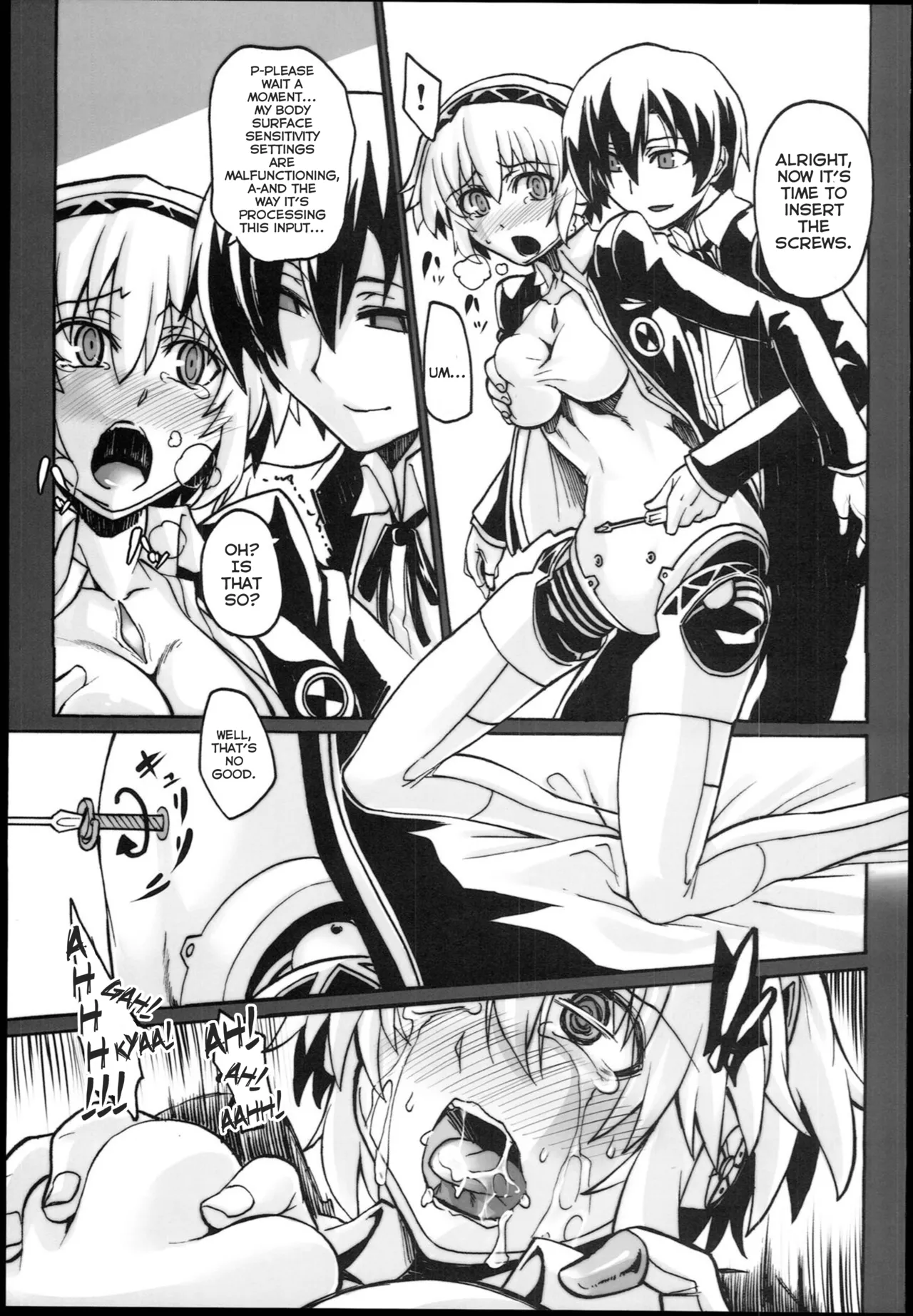 (C85) [Koukyou Koukoku Kikou (Segami Daisuke)] Kijou no Kuuron | The Mechanical Maiden's Abstract Theory (Persona 3) [English] [Kappa_Darklit] 图片编号 13