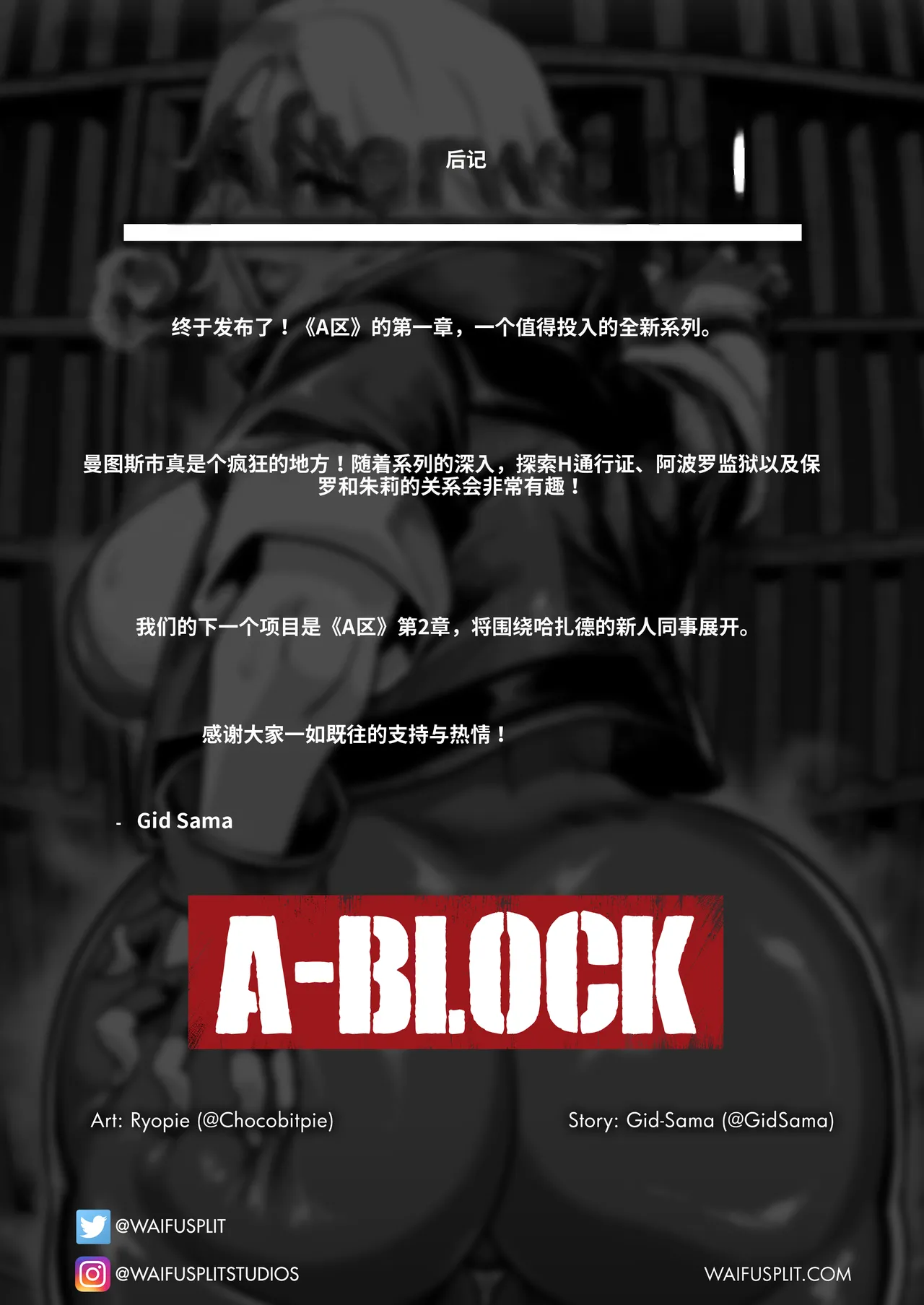[WaifuSplit (Ryopie)] A-BLOCK ch.1-2 [Chinese] [机翻] 45eme image