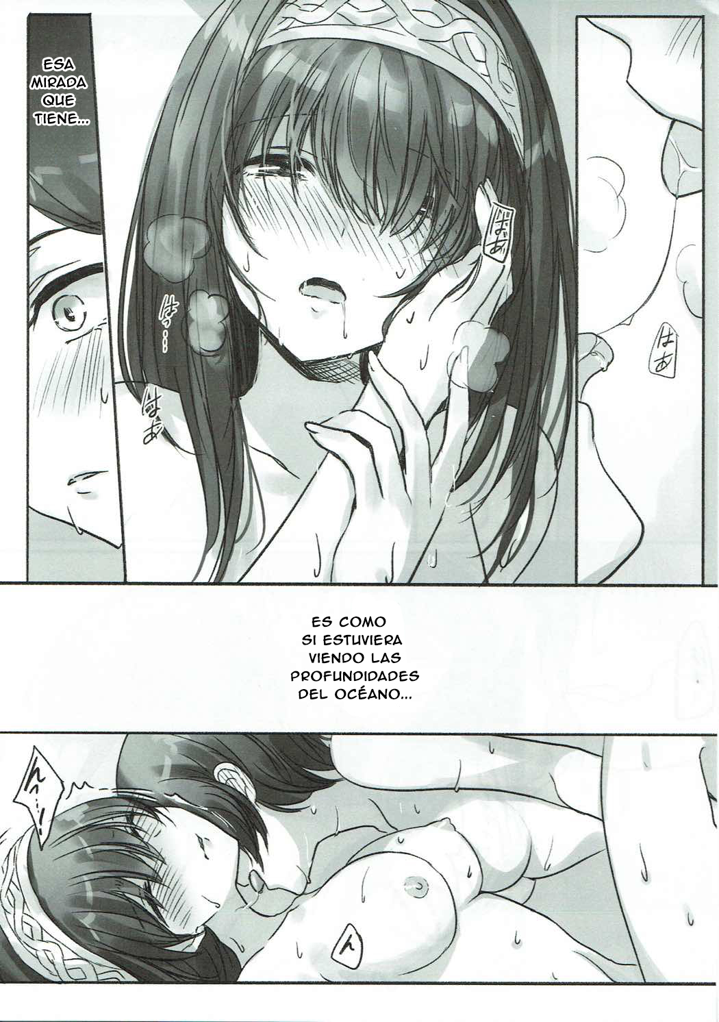 (Cinderella Star Festiv@l 02) [Tsuki no Uragawa (Romi)] Kanade-san, Issho ni Oborete Mimasen ka? (THE IDOLM@STER CINDERELLA GIRLS) [Spanish] [Nekomi Fans] image number 6