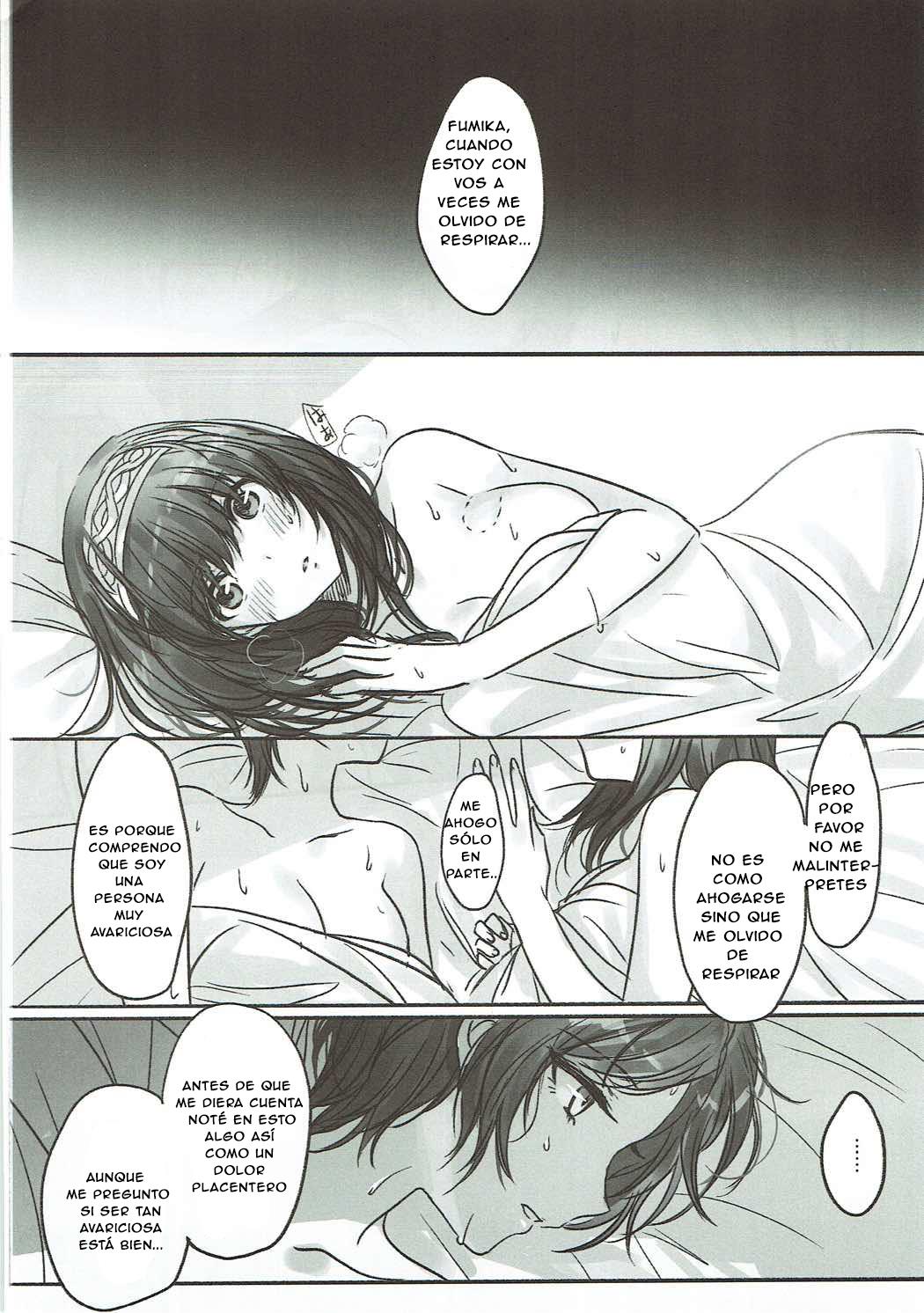 (Cinderella Star Festiv@l 02) [Tsuki no Uragawa (Romi)] Kanade-san, Issho ni Oborete Mimasen ka? (THE IDOLM@STER CINDERELLA GIRLS) [Spanish] [Nekomi Fans] image number 11